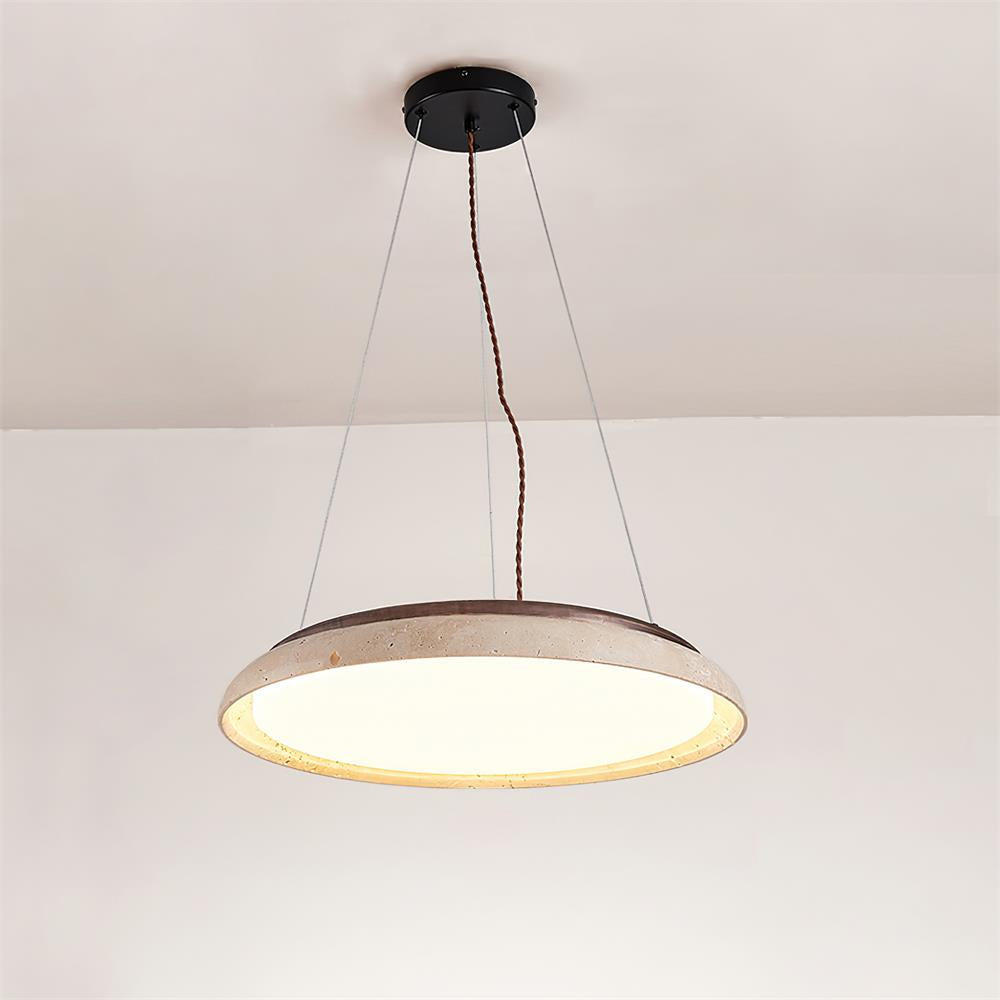 Ritta Piedra Travertine Pendant Light