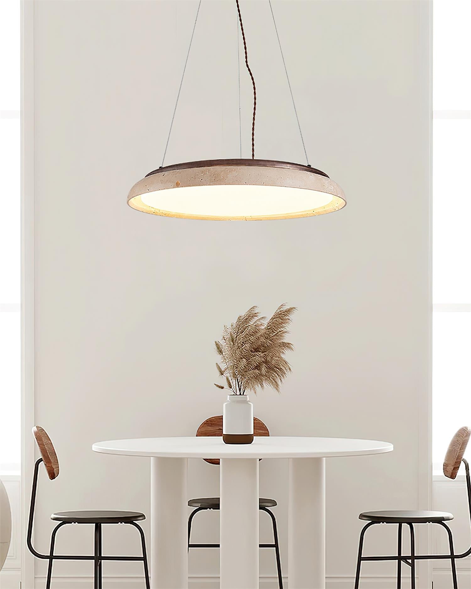 Ritta Piedra Travertine Pendant Light