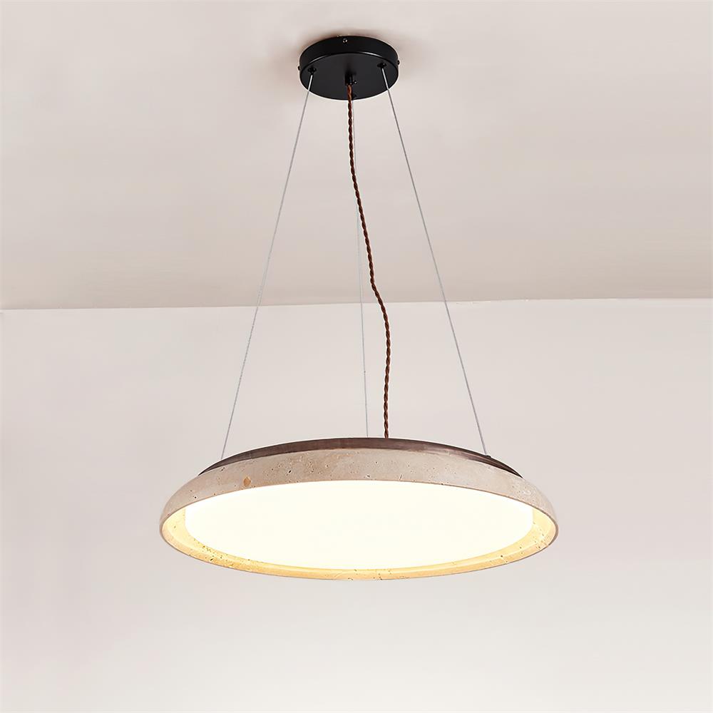 Ritta Piedra Travertine Pendant Light