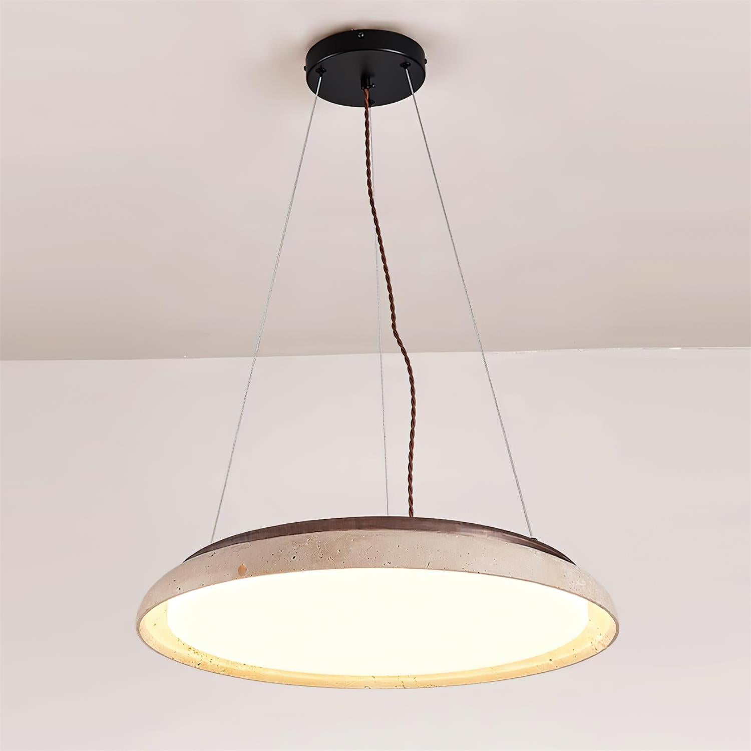 Ritta Piedra Travertine Pendant Light
