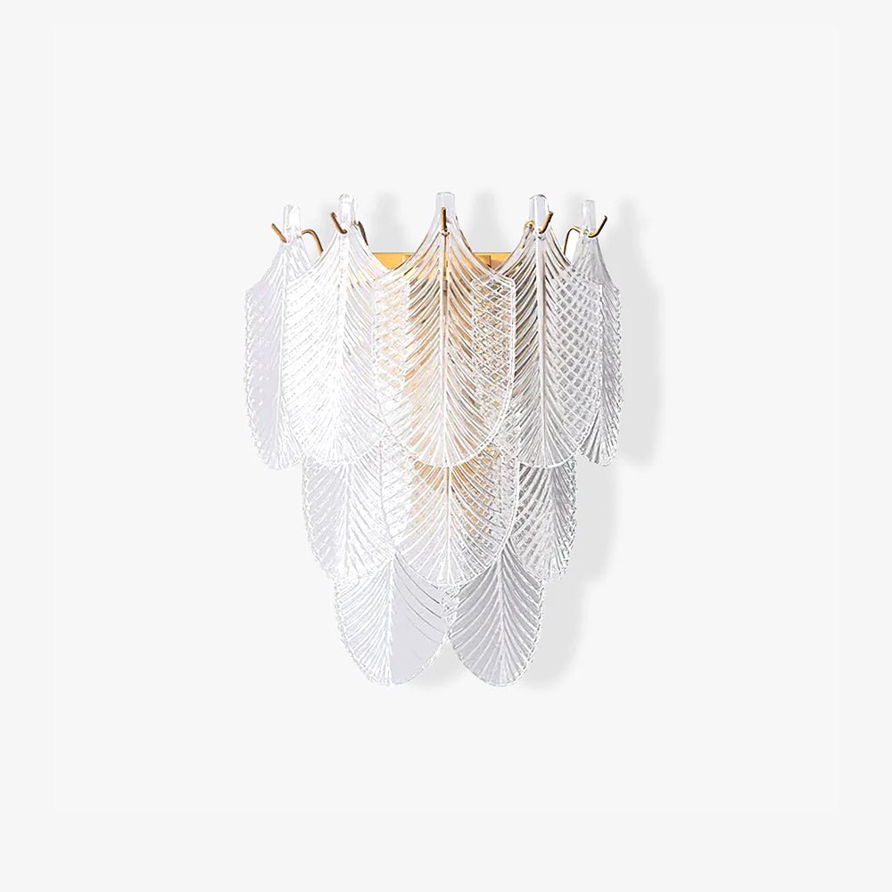 Lustra Wall Sconce Brass Murano Glass-Neutral Decor