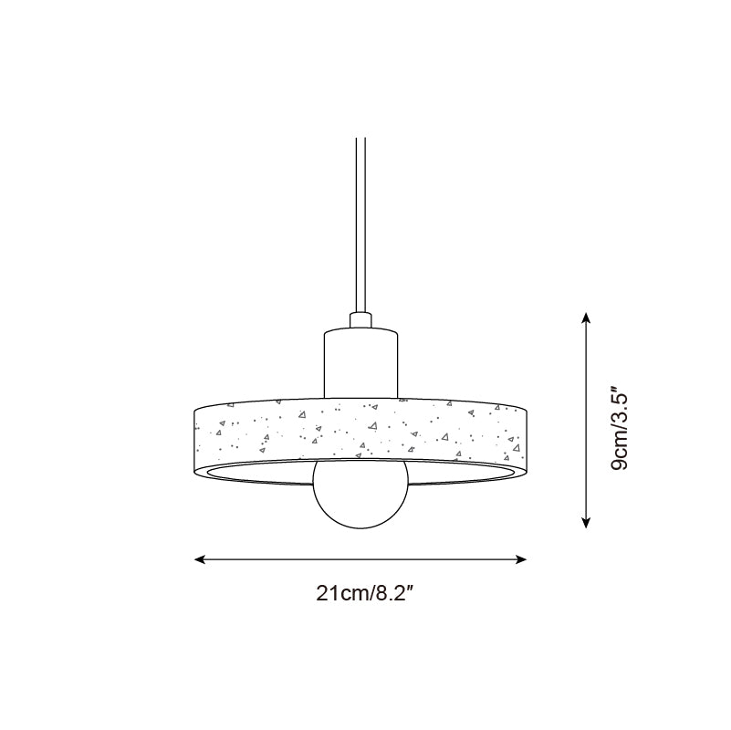 Caven Pendant Light Travertine Cluster-Neutral Decor