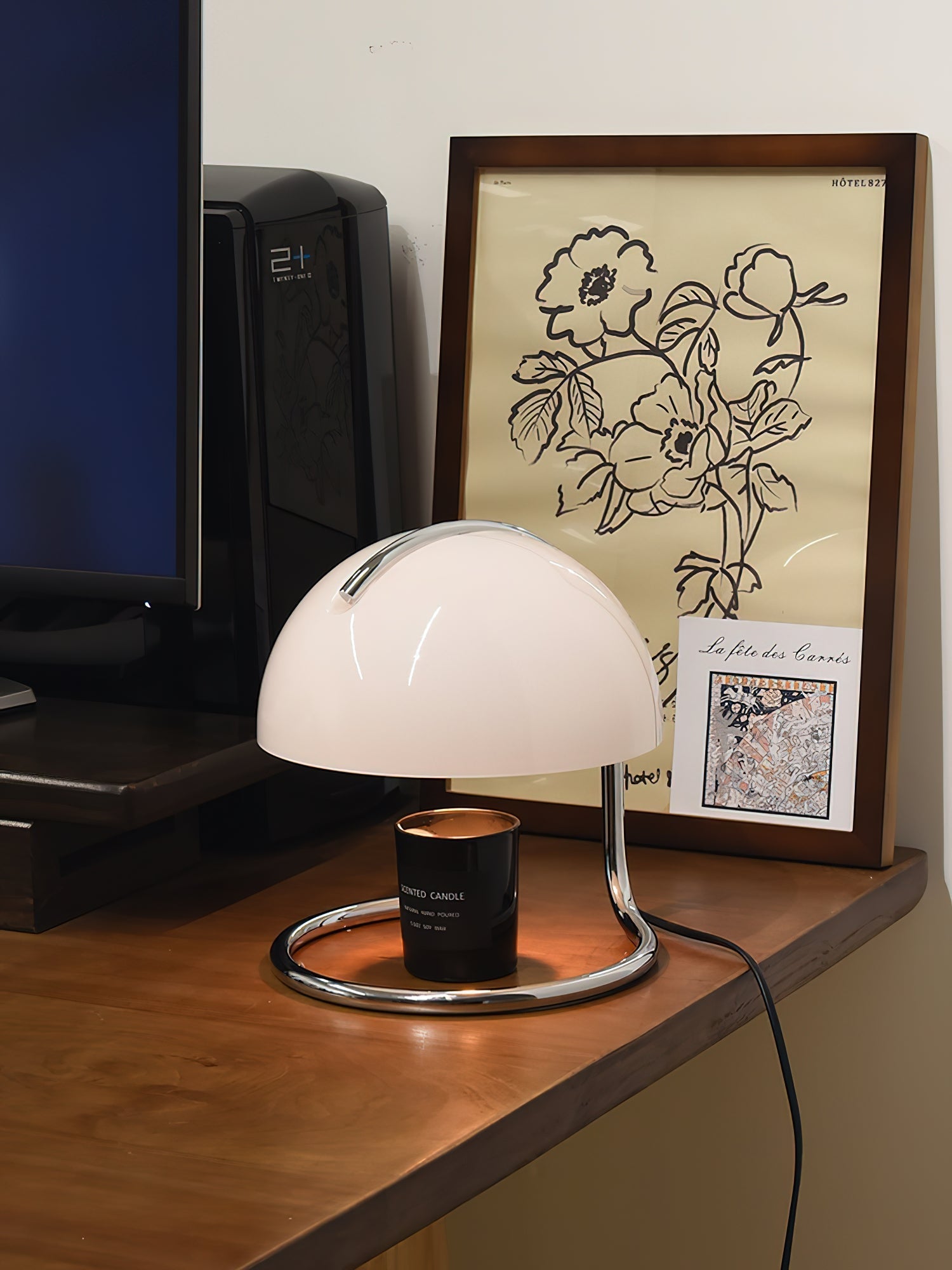Caelis Contemporary Table Lamp-Neutral Decor