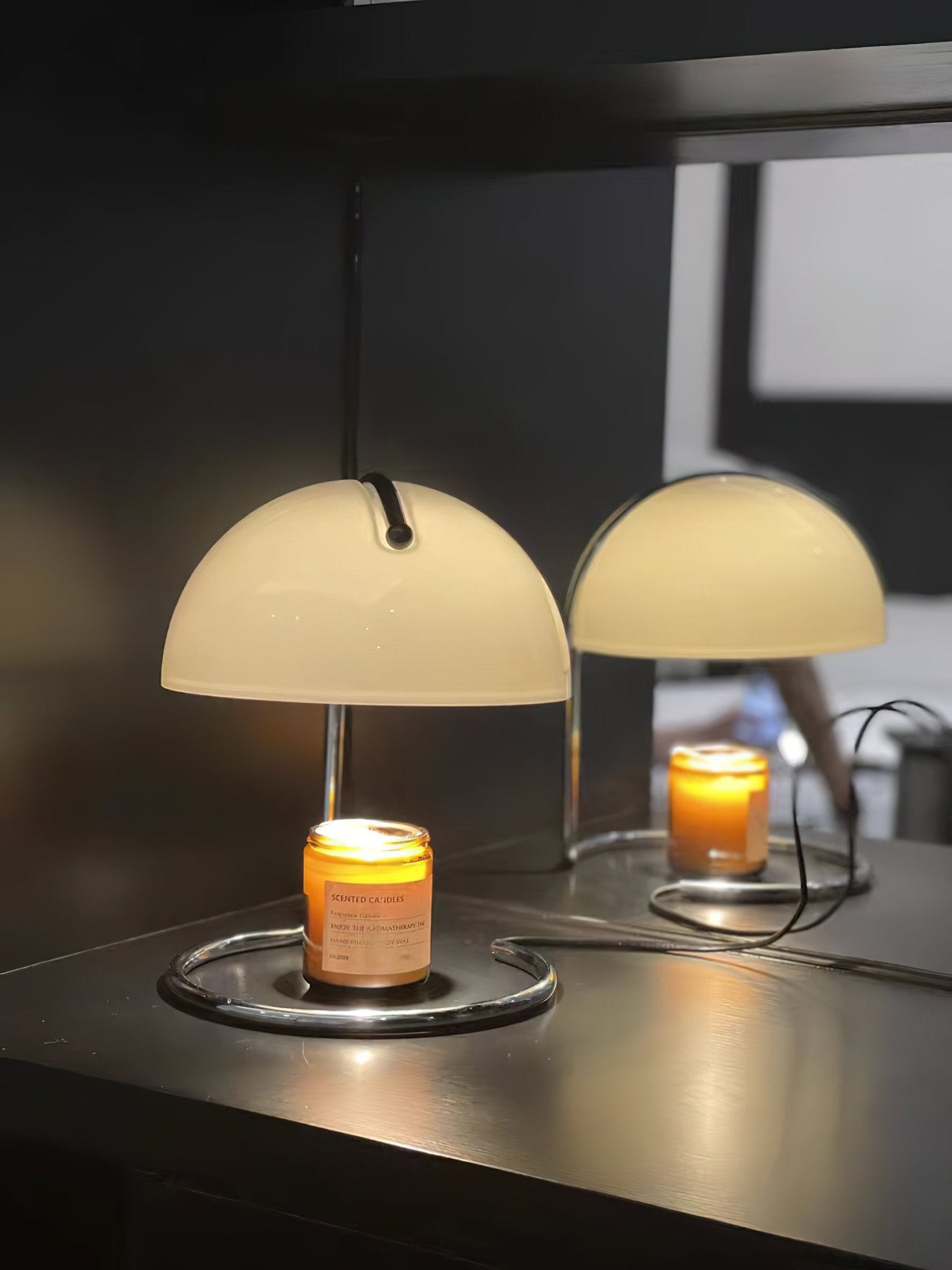 Caelis Contemporary Table Lamp-Neutral Decor