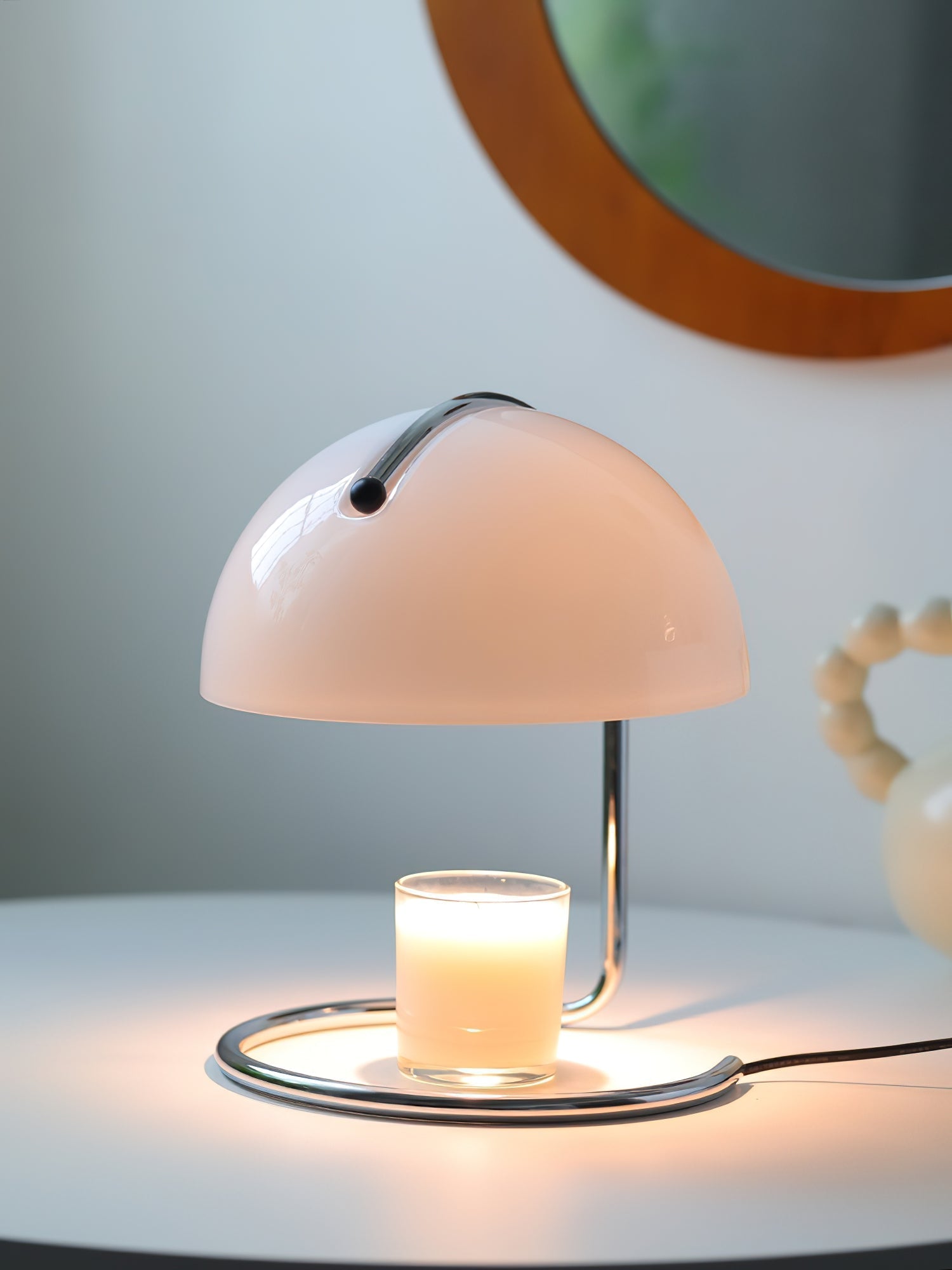 Caelis Contemporary Table Lamp-Neutral Decor