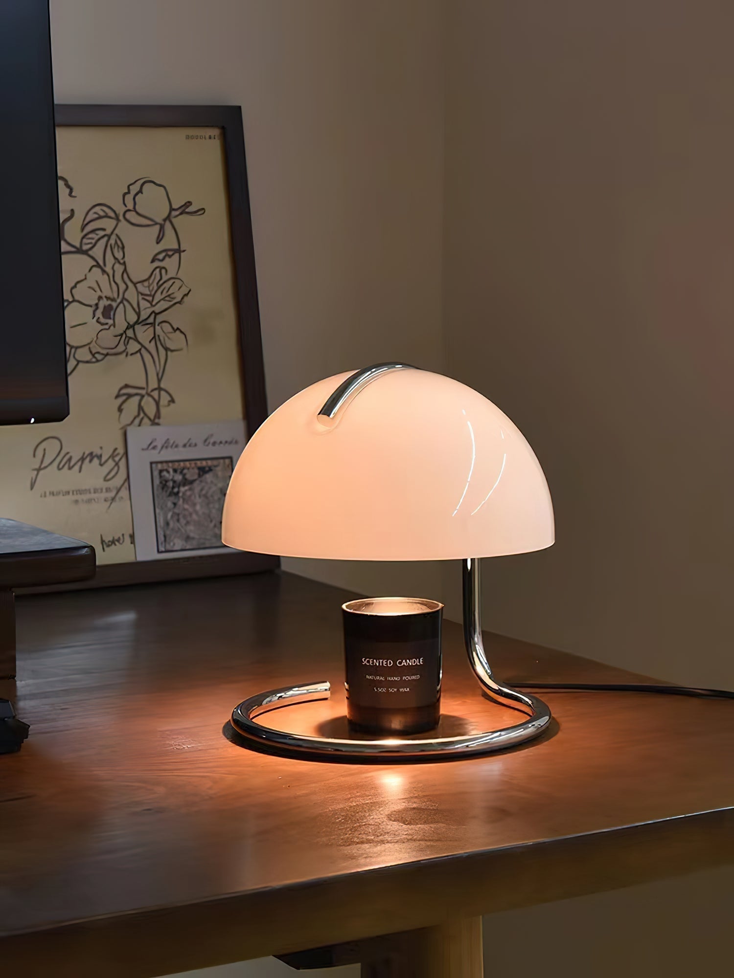 Caelis Contemporary Table Lamp-Neutral Decor