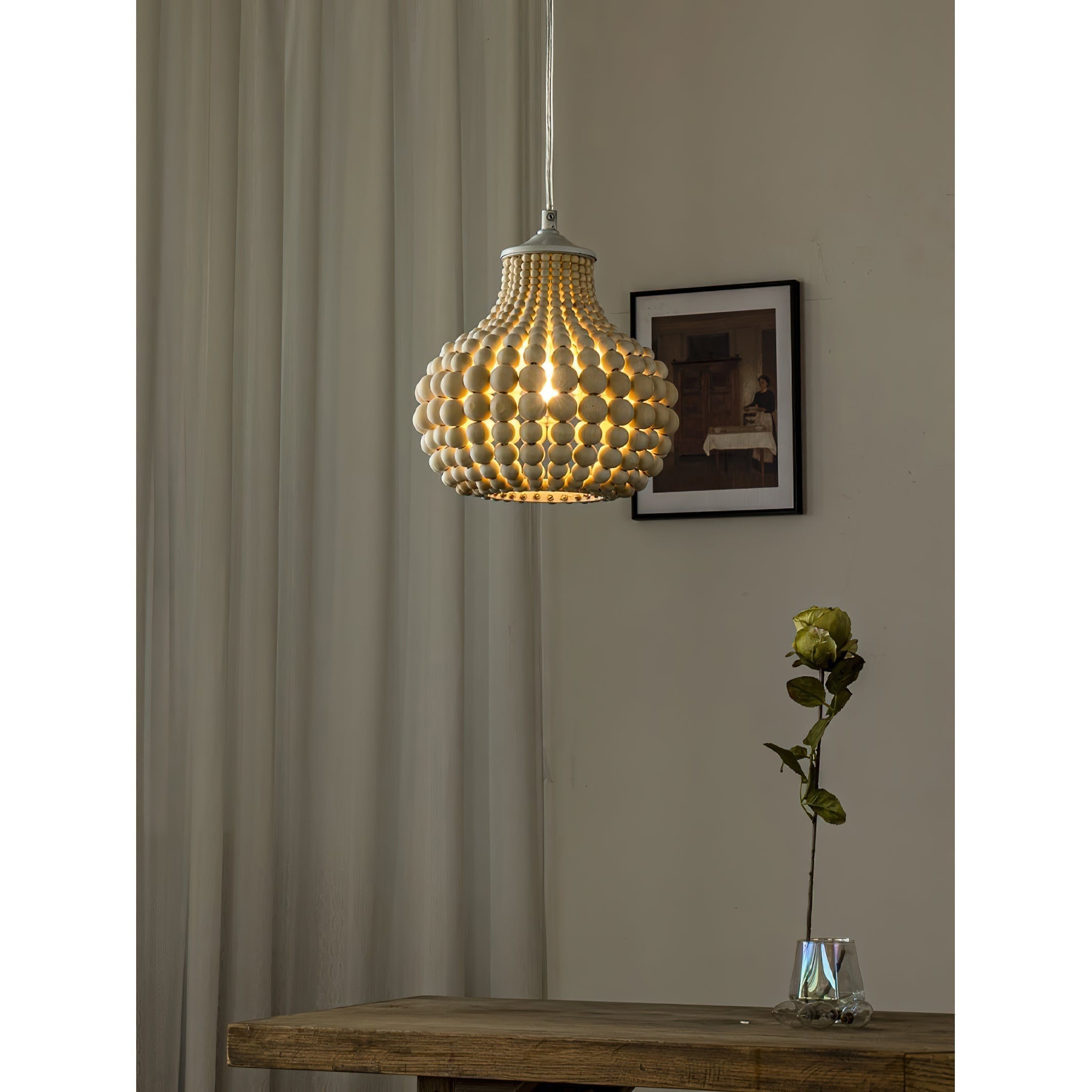 Ilirel Beaded Pendant Lamp
