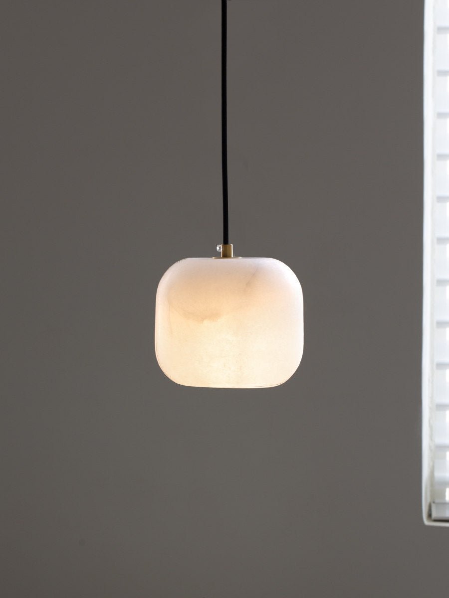 Pillow Alabaster Cluster Chandelier-Neutral Decor