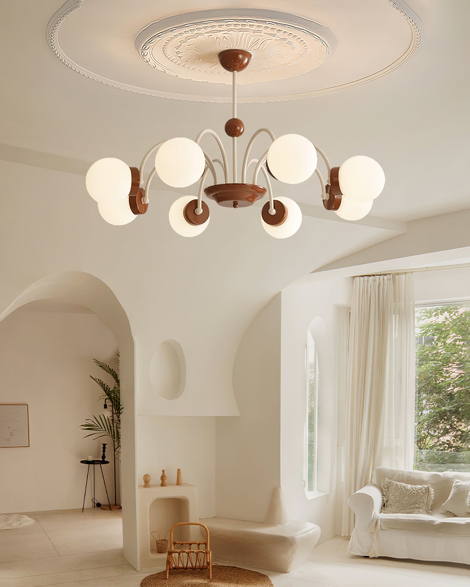 Pivone 8-Light Globe Chandelier