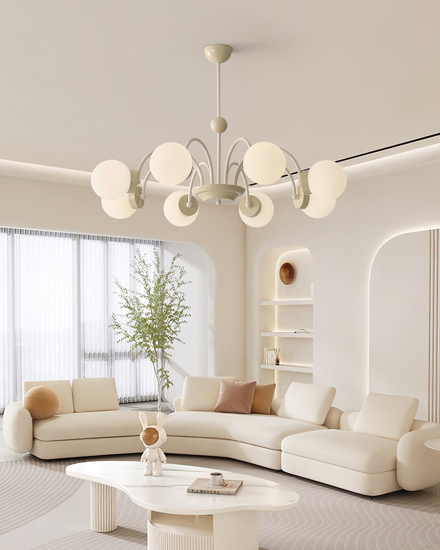 Pivone 8-Light Globe Chandelier