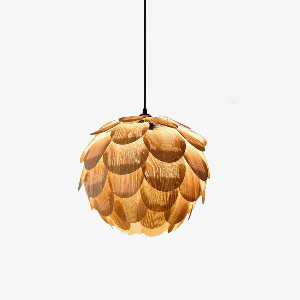 Wlara Modern Wood Pendant Light-Neutral Decor