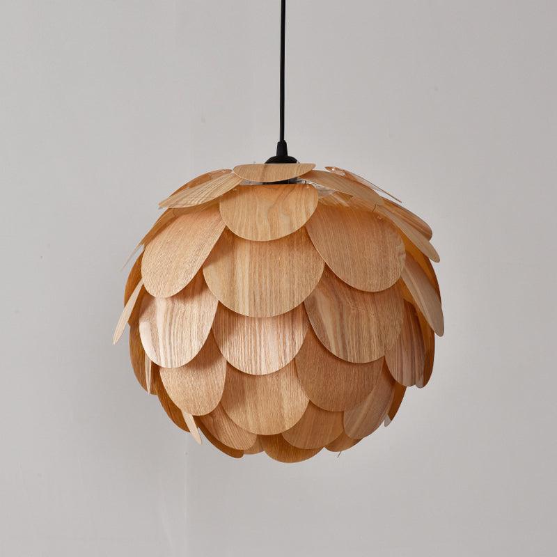 Wlara Modern Wood Pendant Light-Neutral Decor