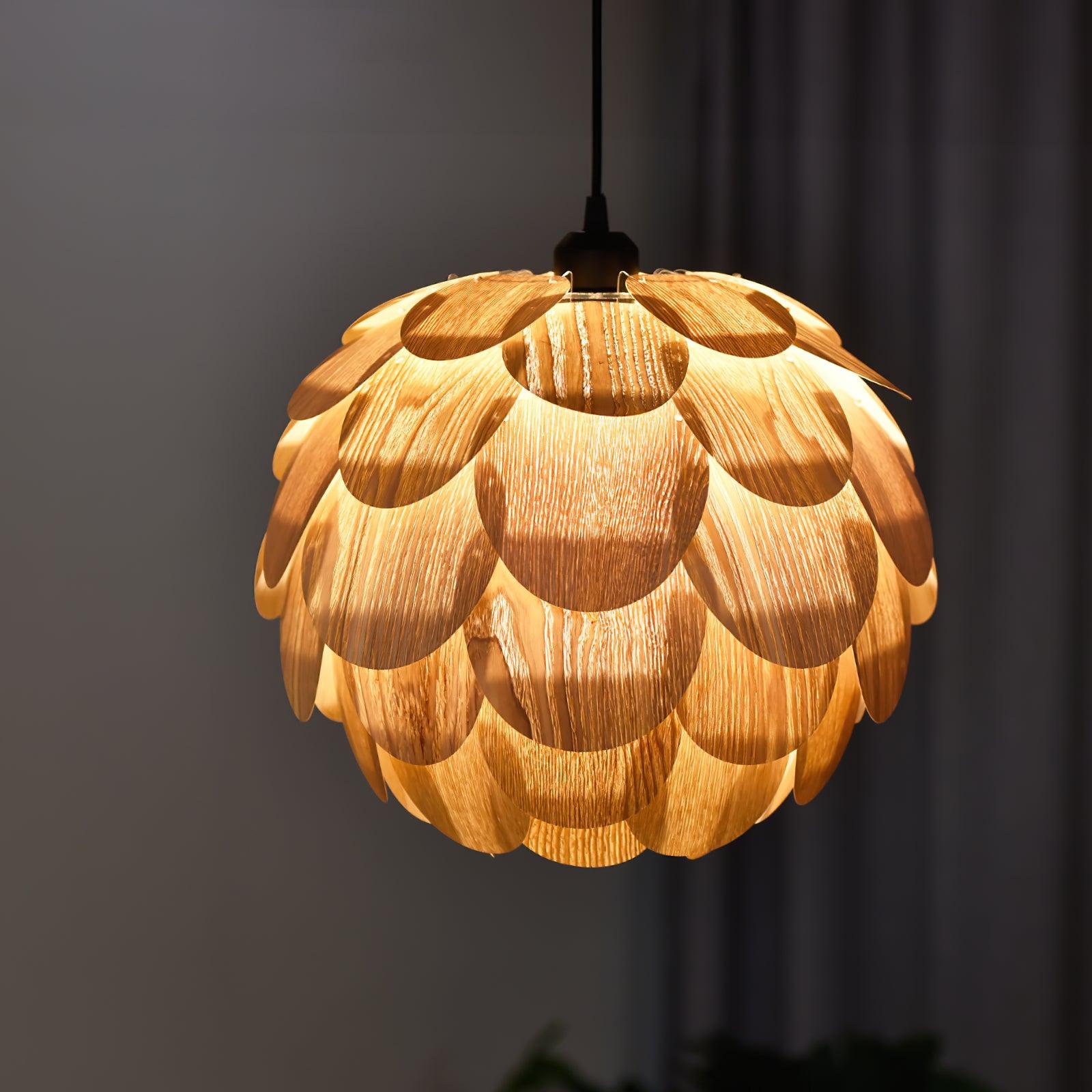 Wlara Modern Wood Pendant Light-Neutral Decor
