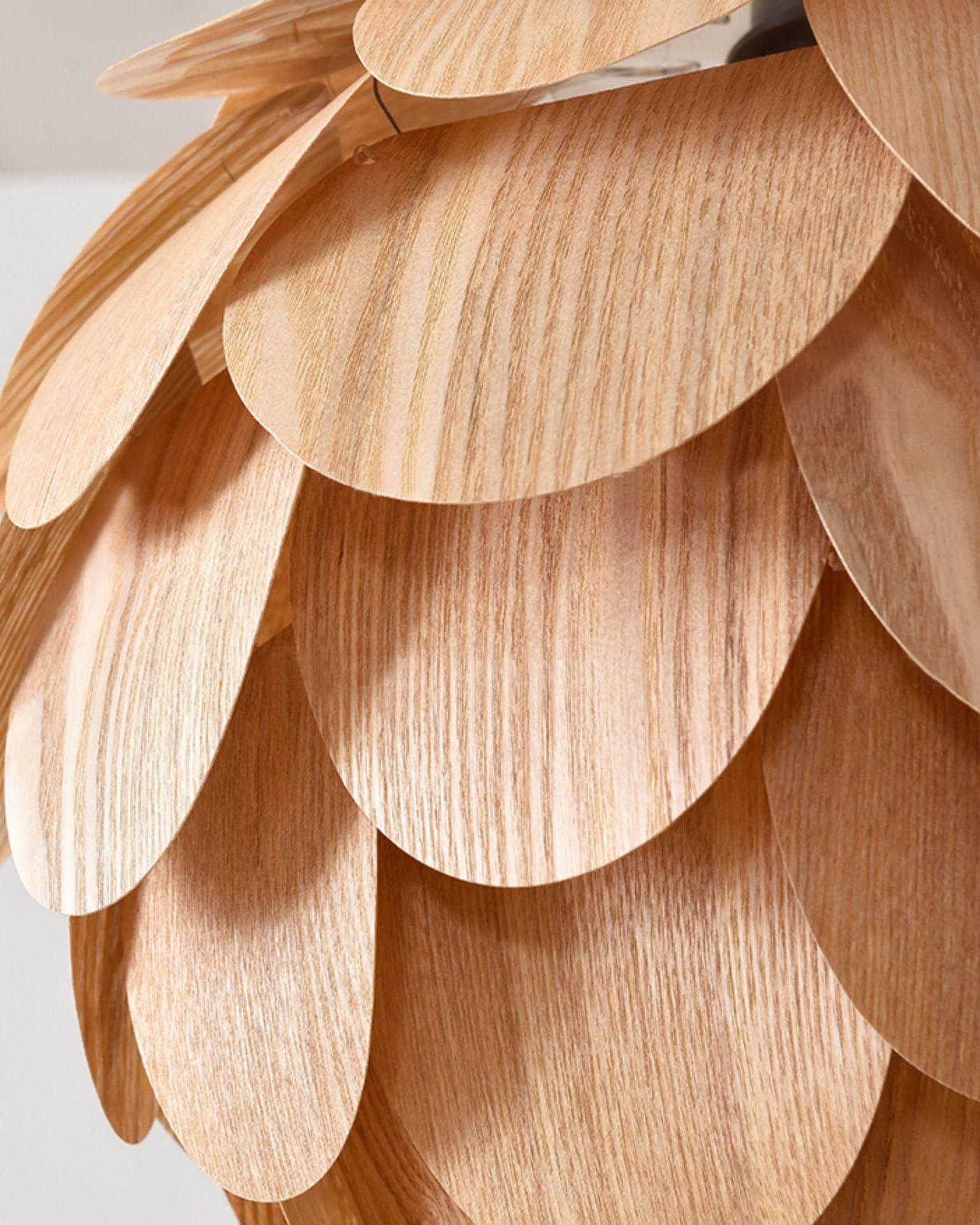 Wlara Modern Wood Pendant Light-Neutral Decor