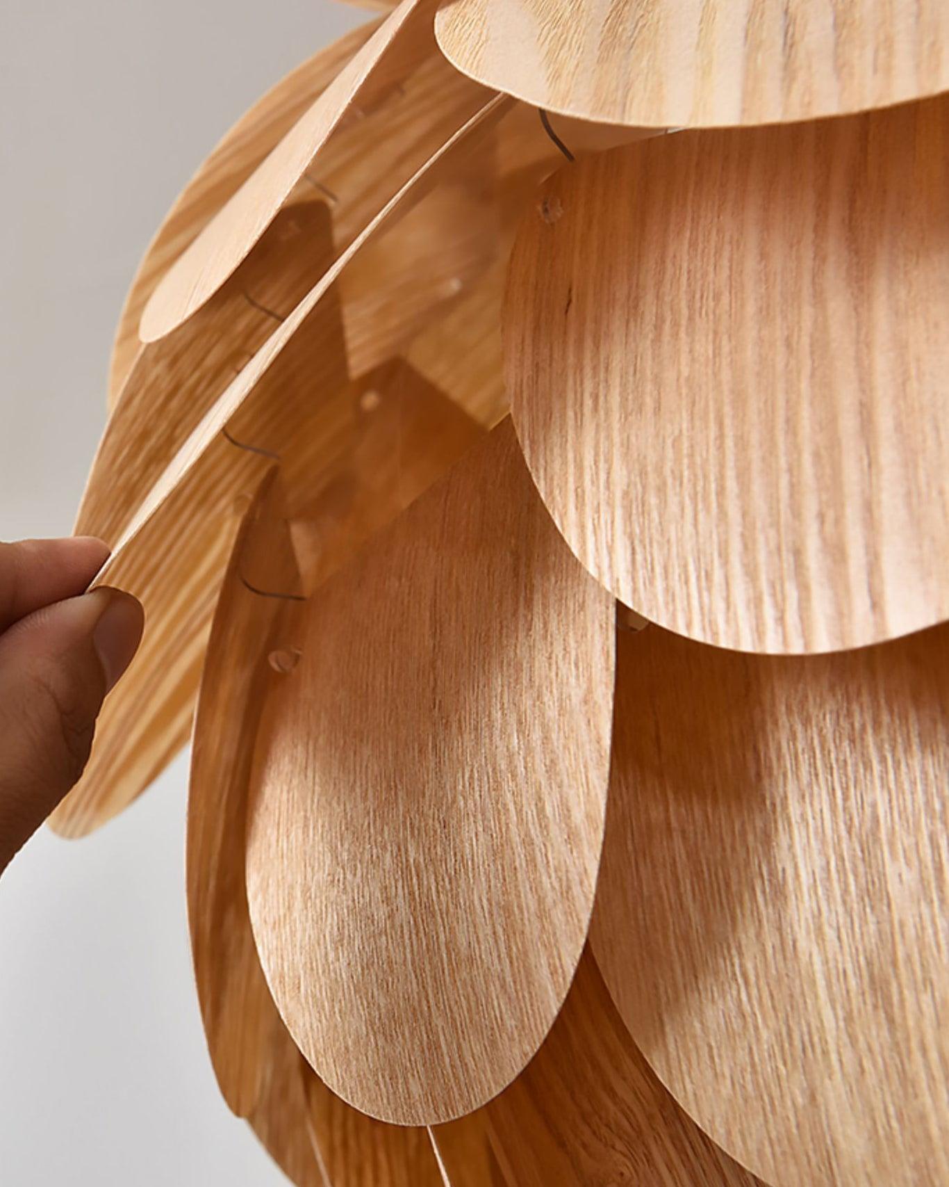Wlara Modern Wood Pendant Light-Neutral Decor