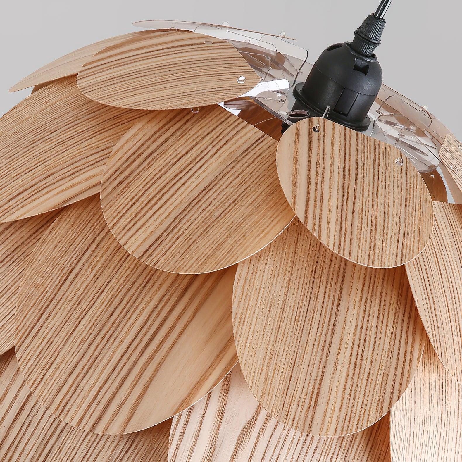Wlara Modern Wood Pendant Light-Neutral Decor