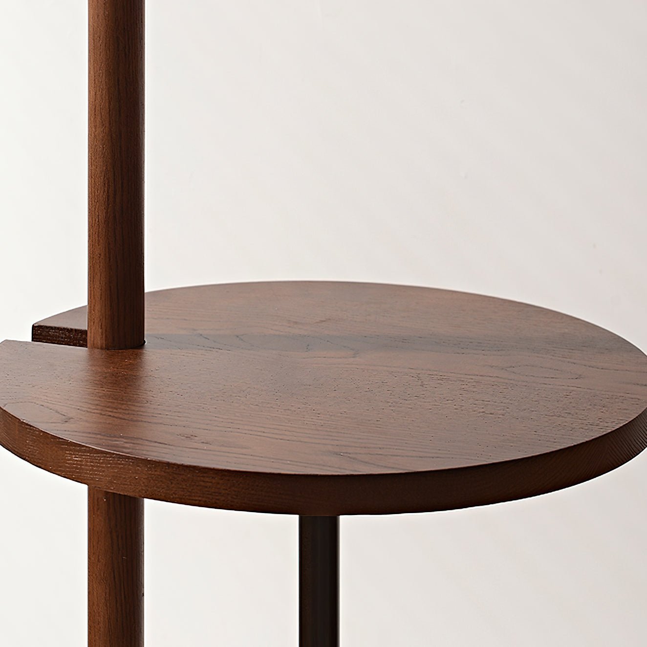 Mirz Minimalist Walnut Wood Floor Lamp-Neutral Decor