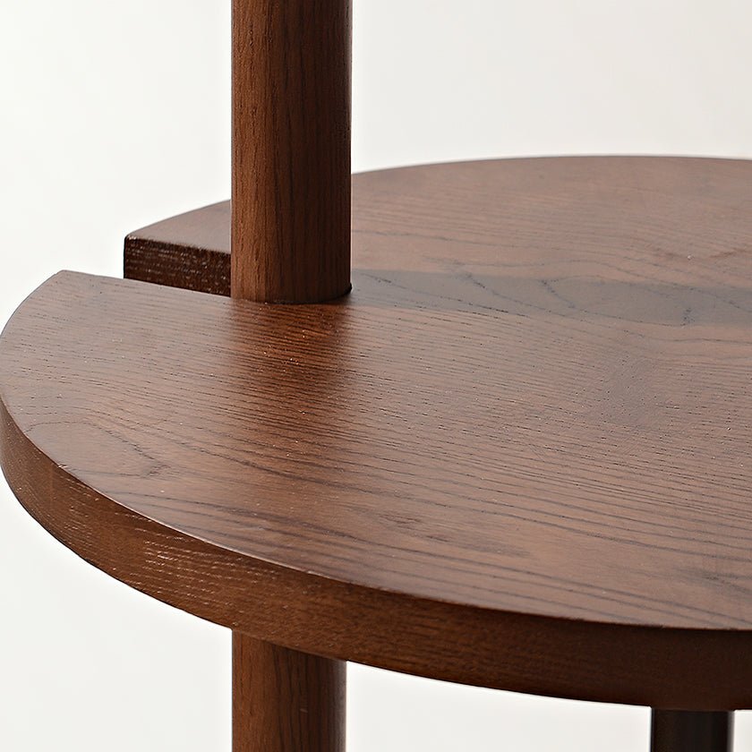 Mirz Minimalist Walnut Wood Floor Lamp-Neutral Decor