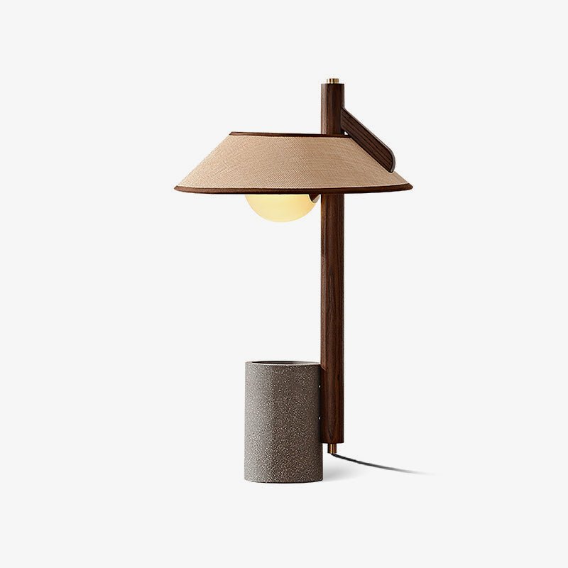 Damon Minimalist Wood Table Lamp-Neutral Decor