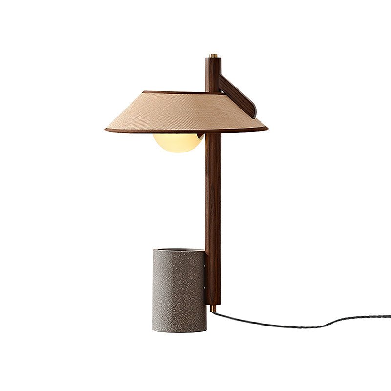 Damon Minimalist Wood Table Lamp-Neutral Decor