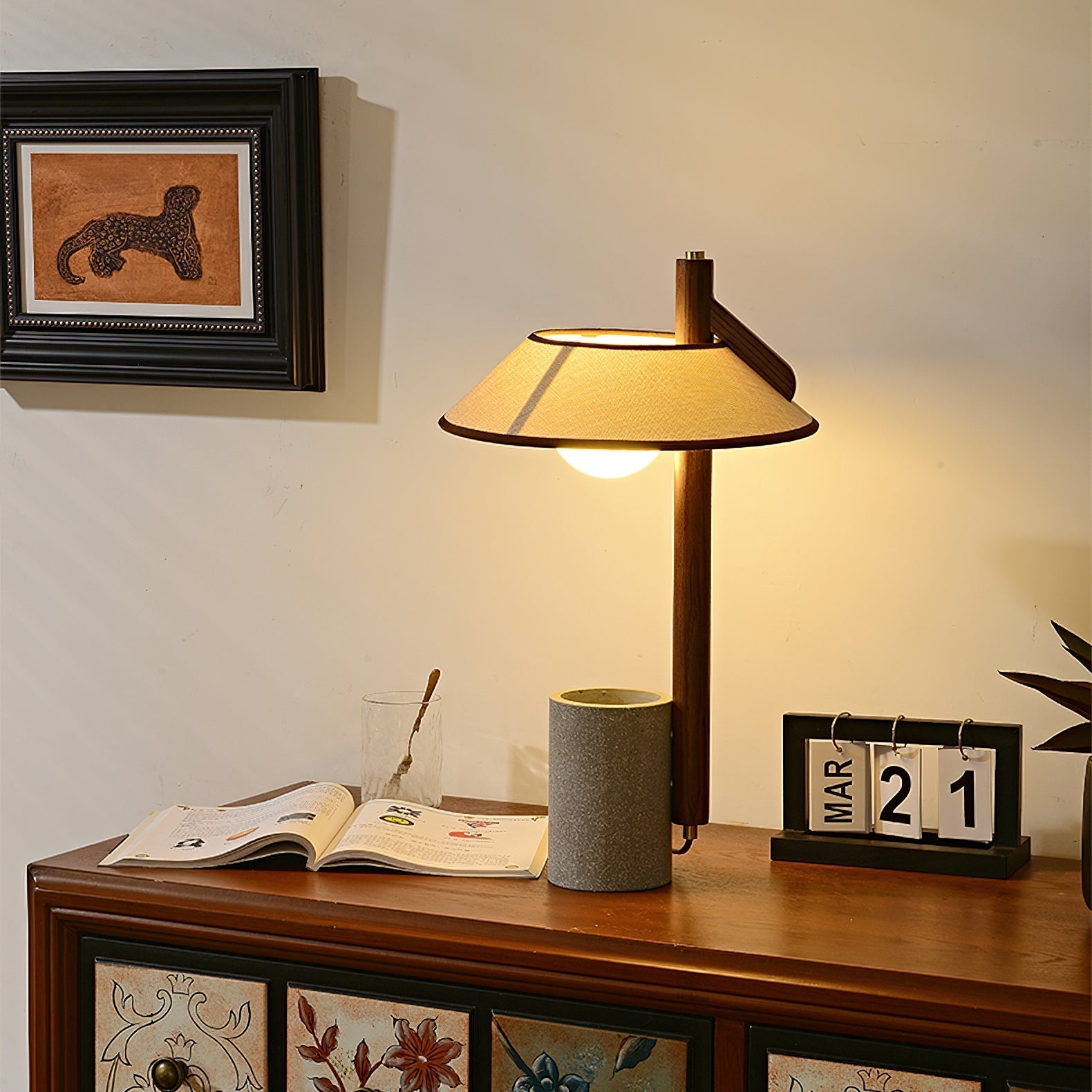 Damon Minimalist Wood Table Lamp-Neutral Decor