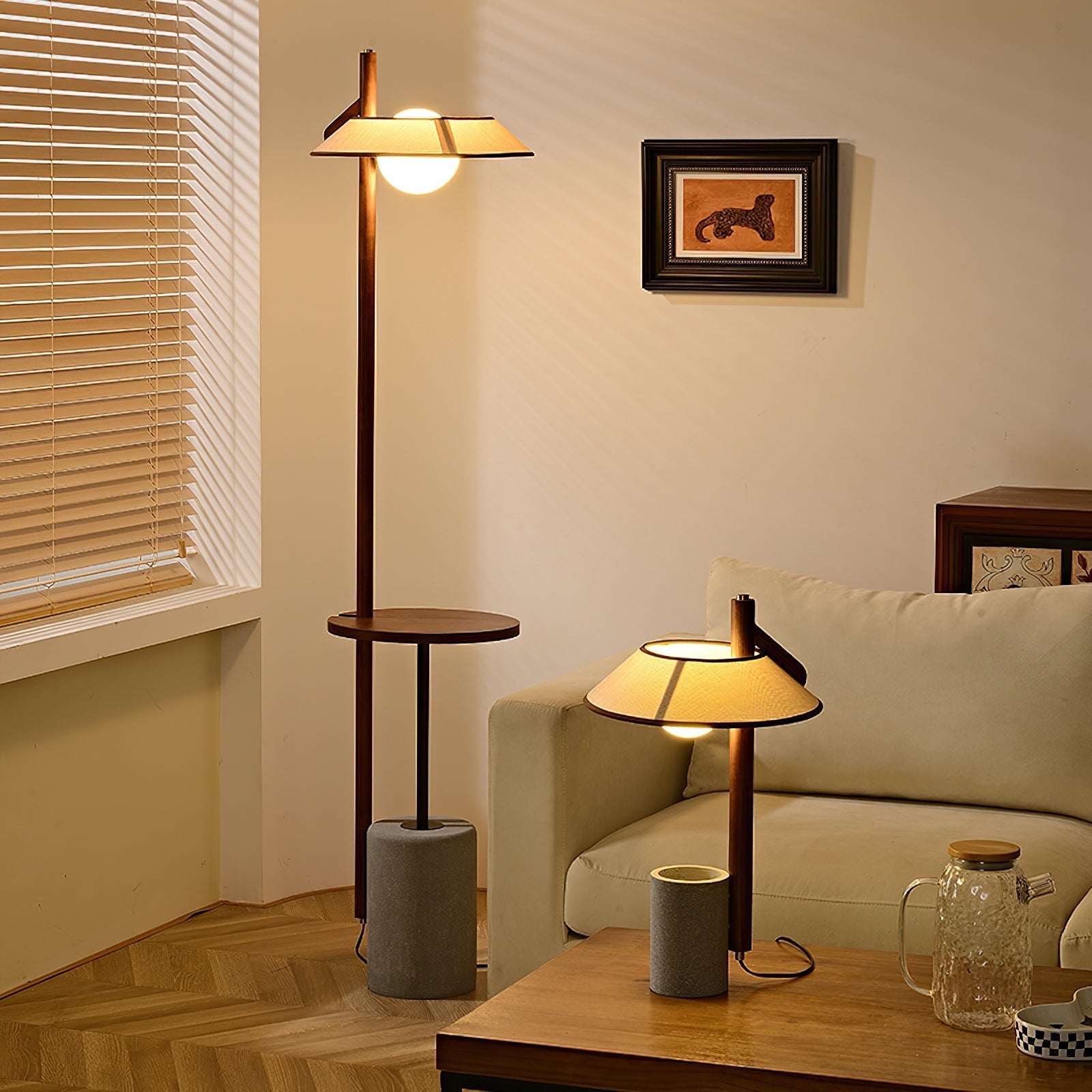 Damon Minimalist Wood Table Lamp-Neutral Decor
