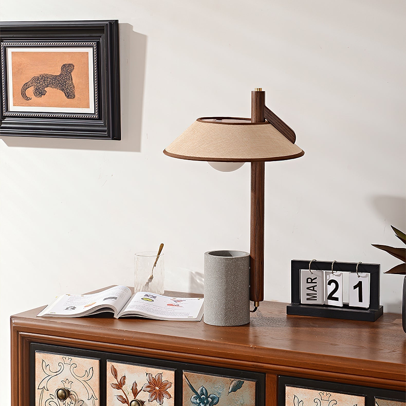 Damon Minimalist Wood Table Lamp-Neutral Decor