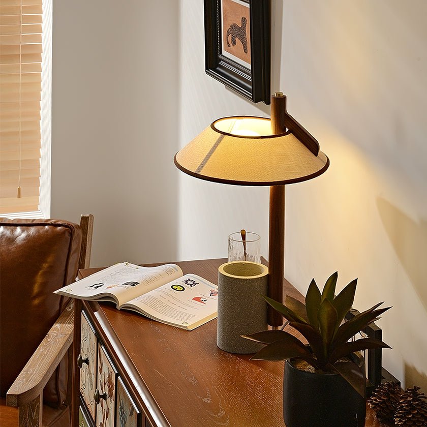 Damon Minimalist Wood Table Lamp-Neutral Decor