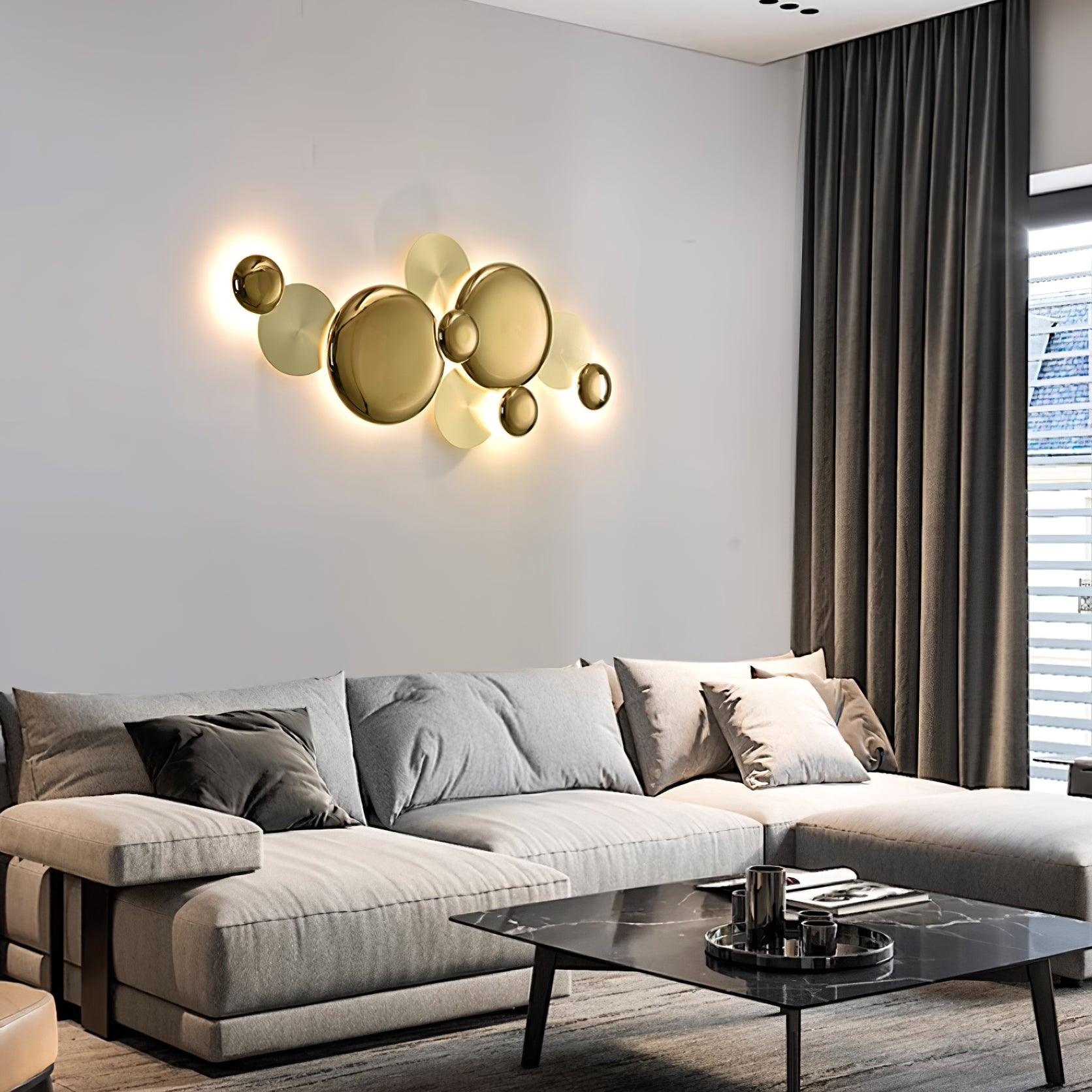 Frey Emberise Sculptural Wall Lamp-Neutral Decor