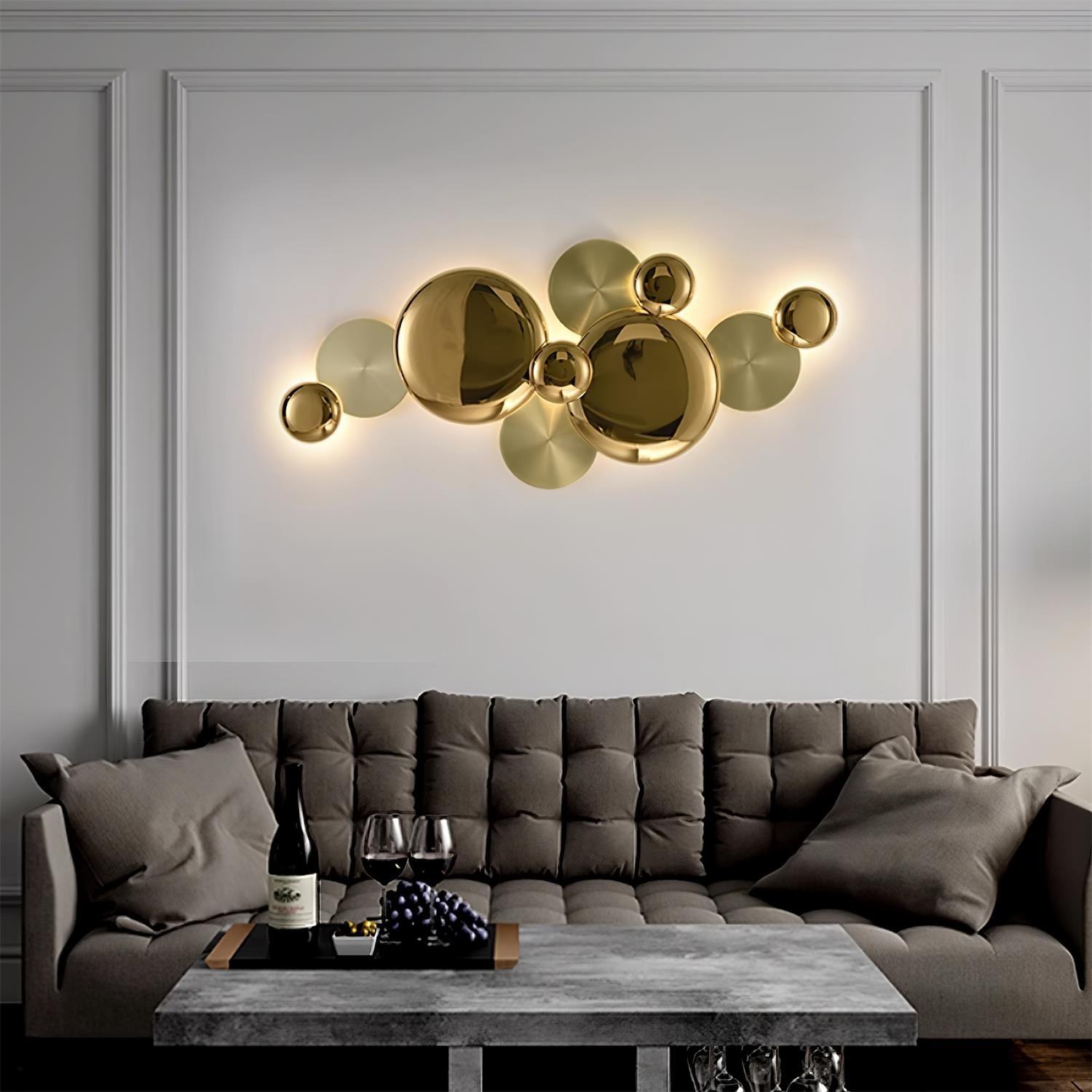 Frey Emberise Sculptural Wall Lamp-Neutral Decor