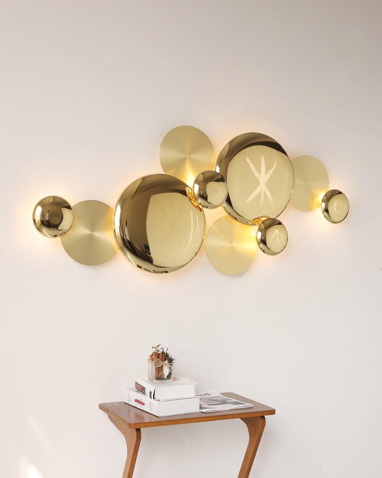 Frey Emberise Sculptural Wall Lamp-Neutral Decor