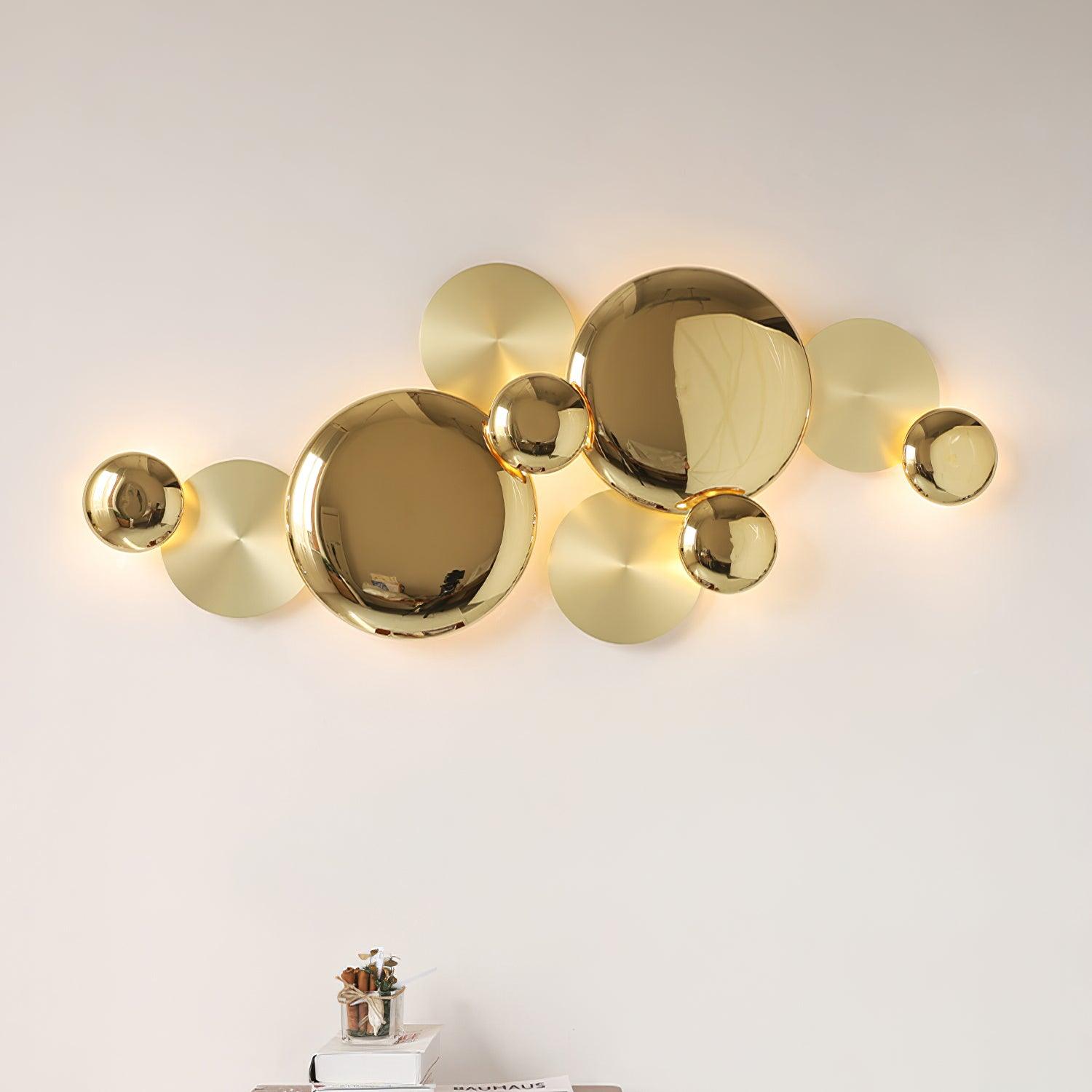 Frey Emberise Sculptural Wall Lamp-Neutral Decor