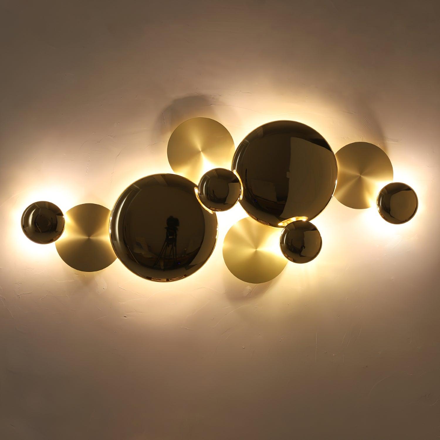 Frey Emberise Sculptural Wall Lamp-Neutral Decor