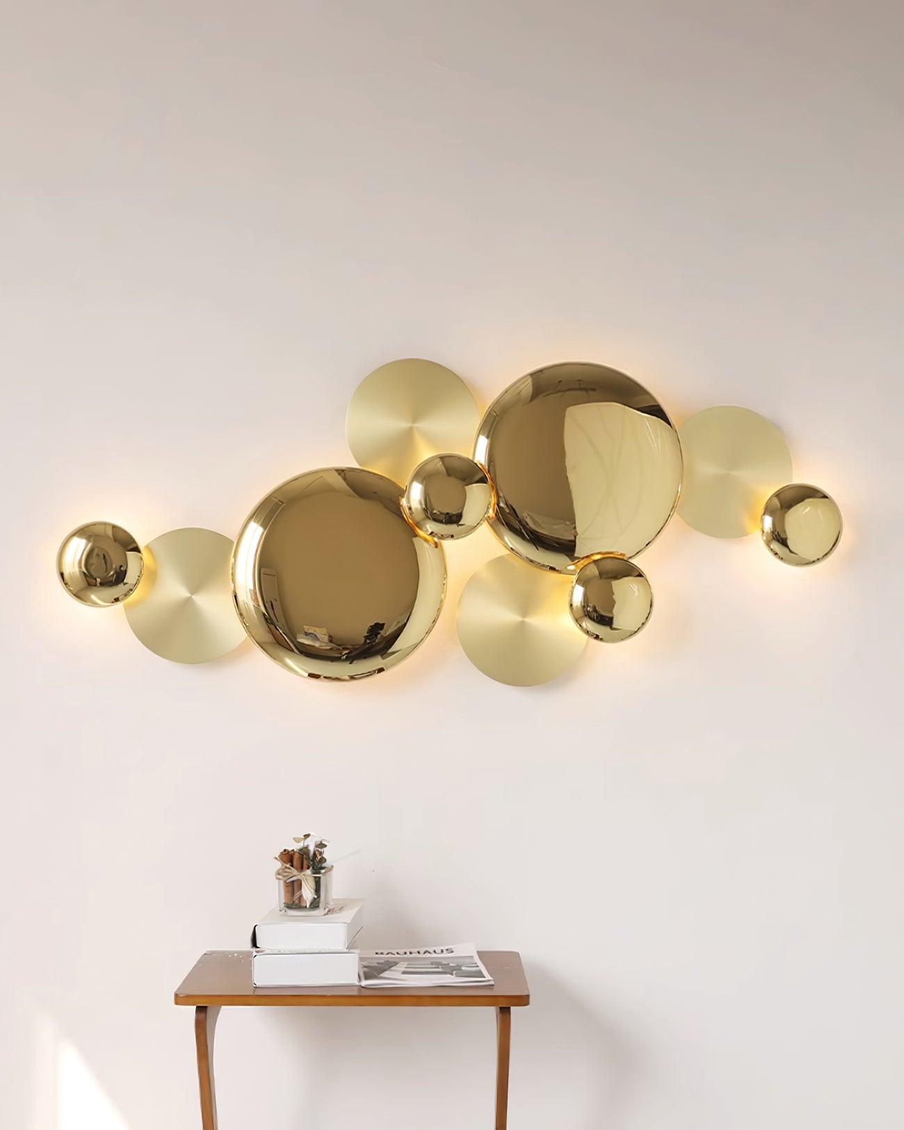Frey Emberise Sculptural Wall Lamp-Neutral Decor