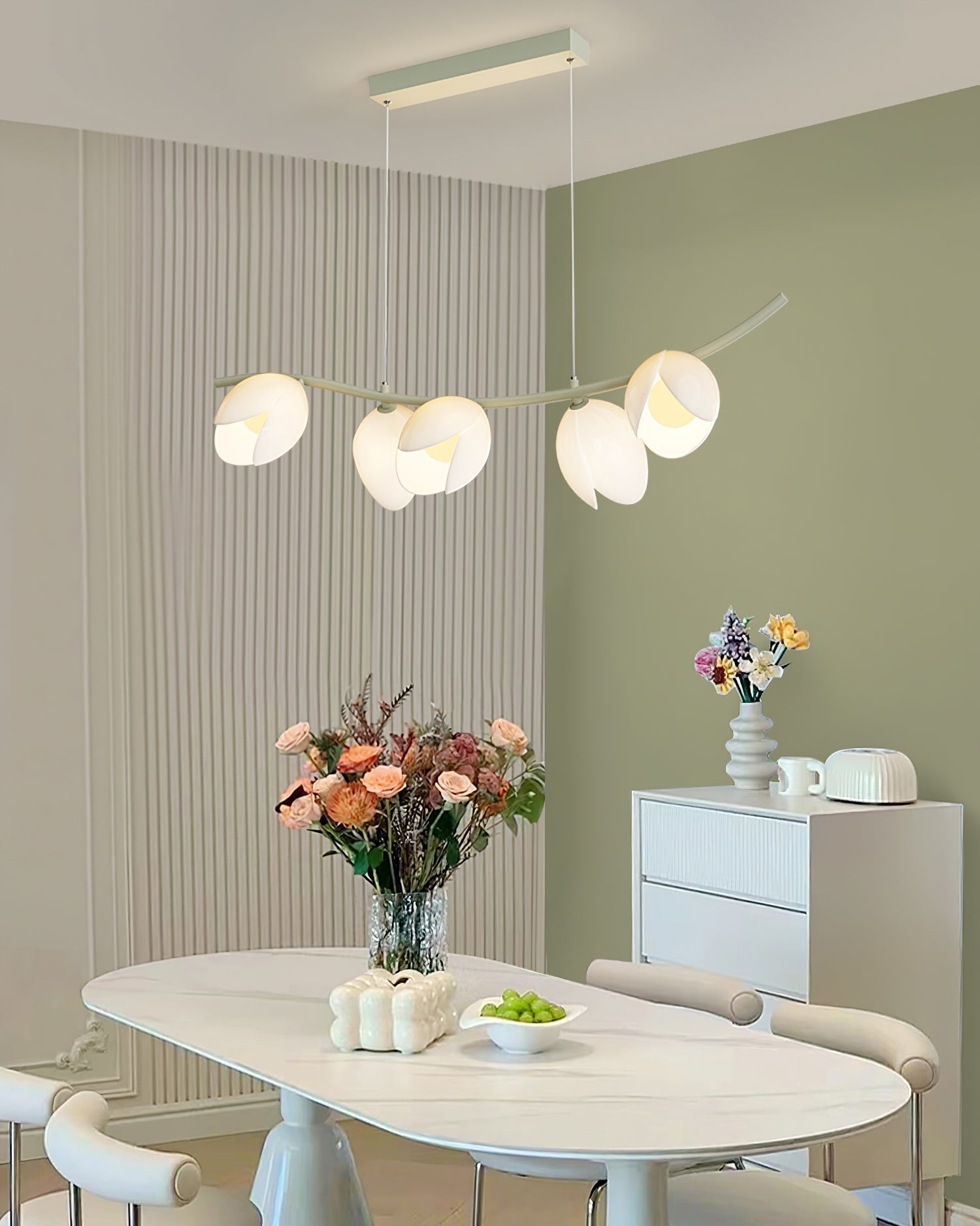 Arisha Flower Shape Pendant Lamp - Neutral Decor