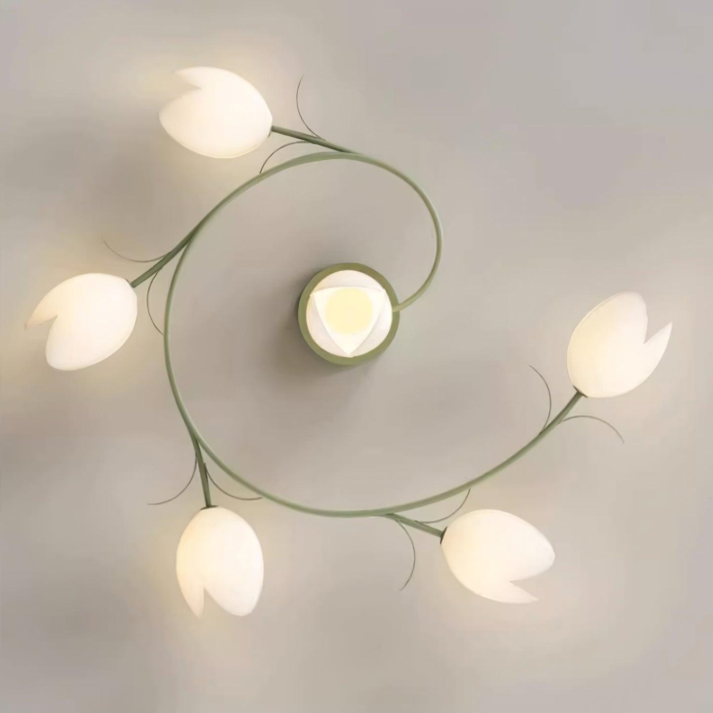 Iris 6-Light Tulip Ceiling Light