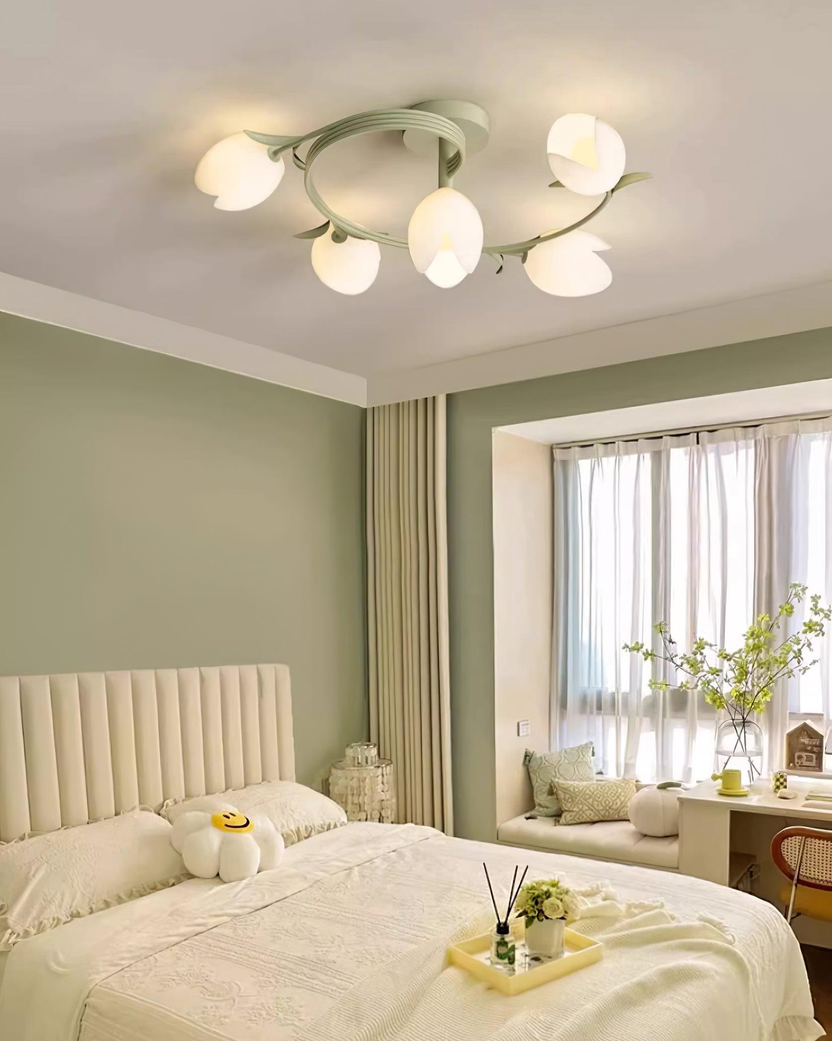 Iris 6-Light Tulip Ceiling Light
