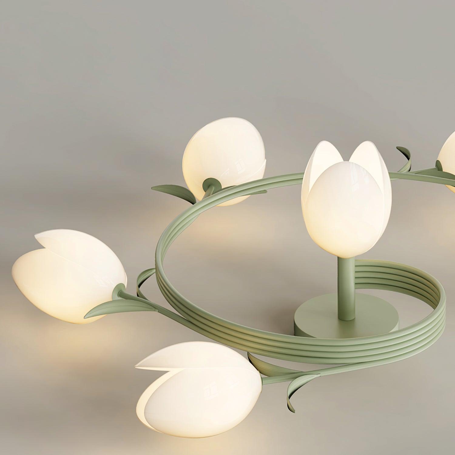 Iris 6-Light Tulip Ceiling Light