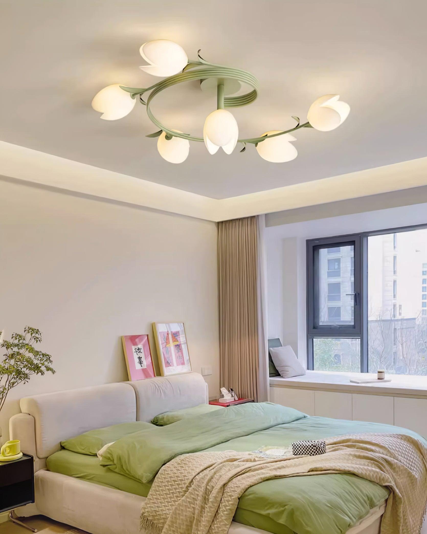 Iris 6-Light Tulip Ceiling Light