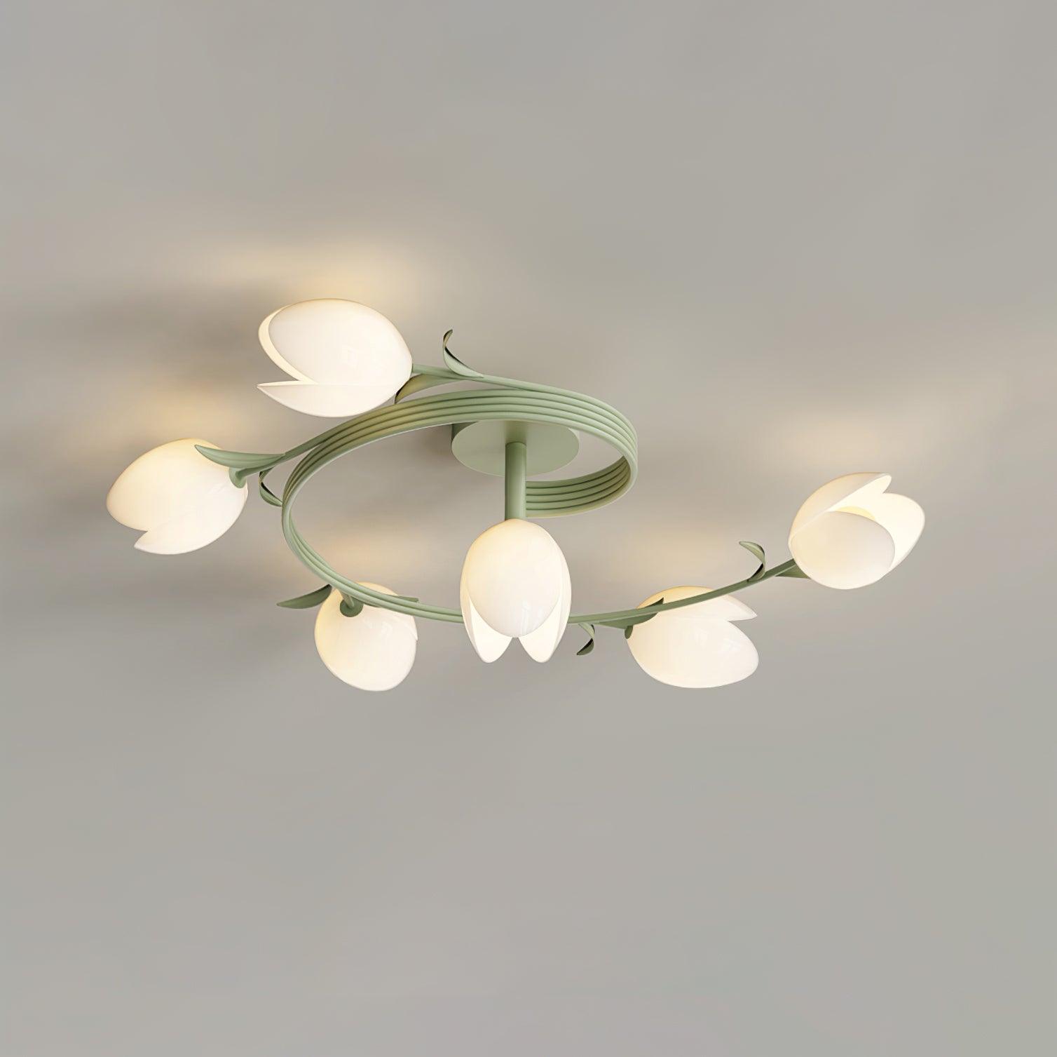 Iris 6-Light Tulip Ceiling Light