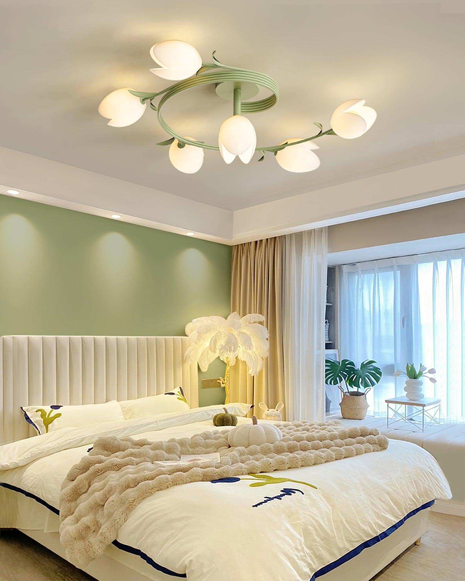 Iris 6-Light Tulip Ceiling Light