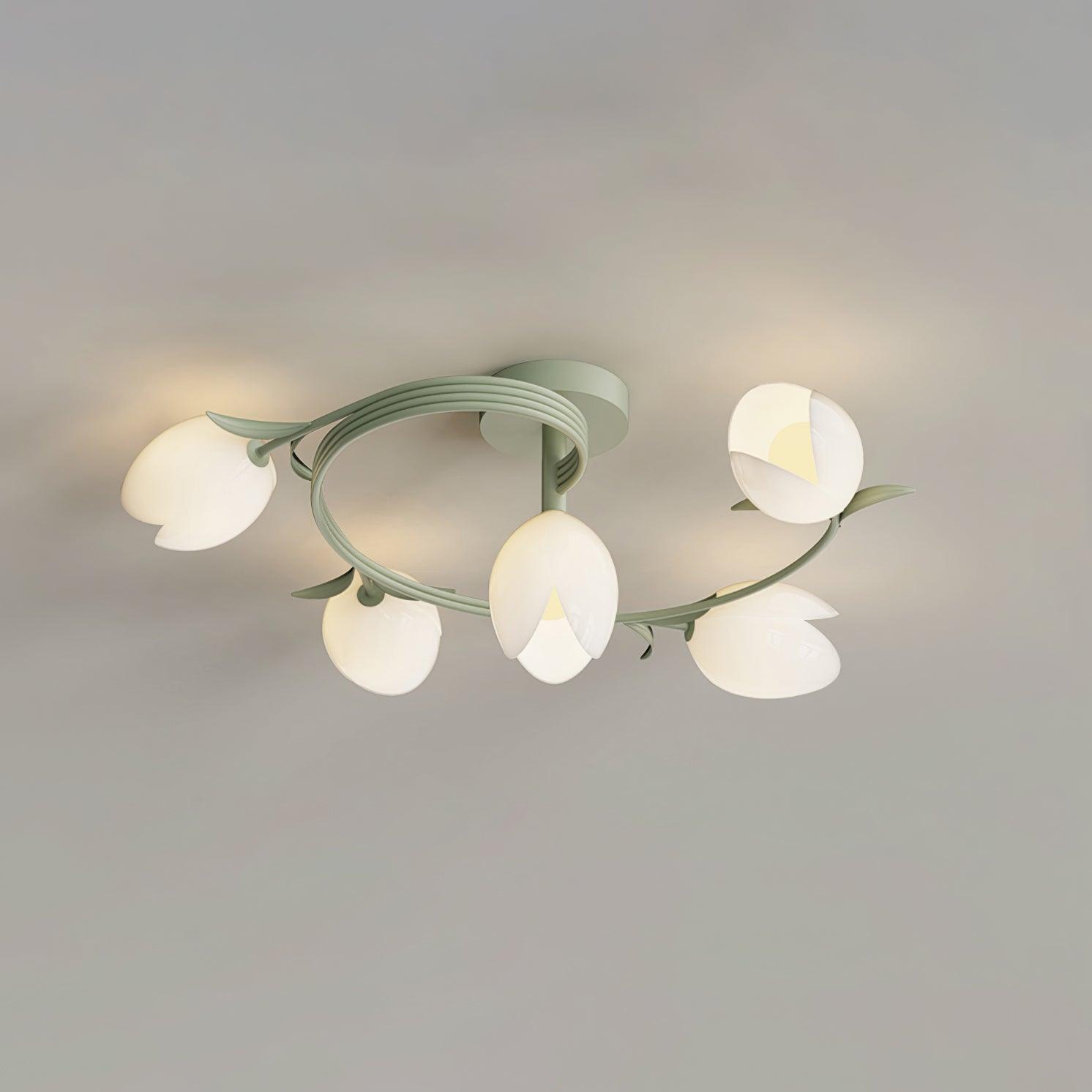 Iris 6-Light Tulip Ceiling Light