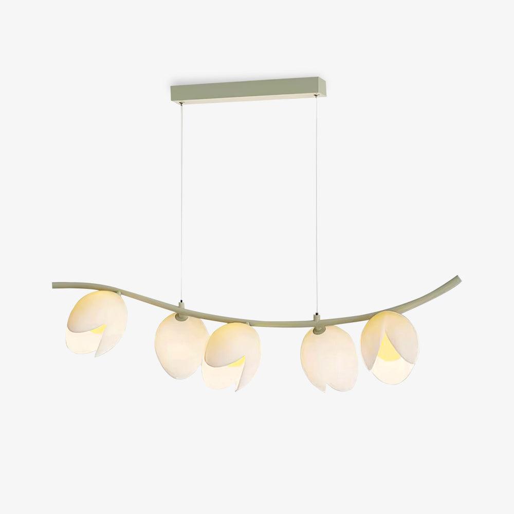 Pistachio Elegance Nordic Art Pendant Lamp-Neutral Decor