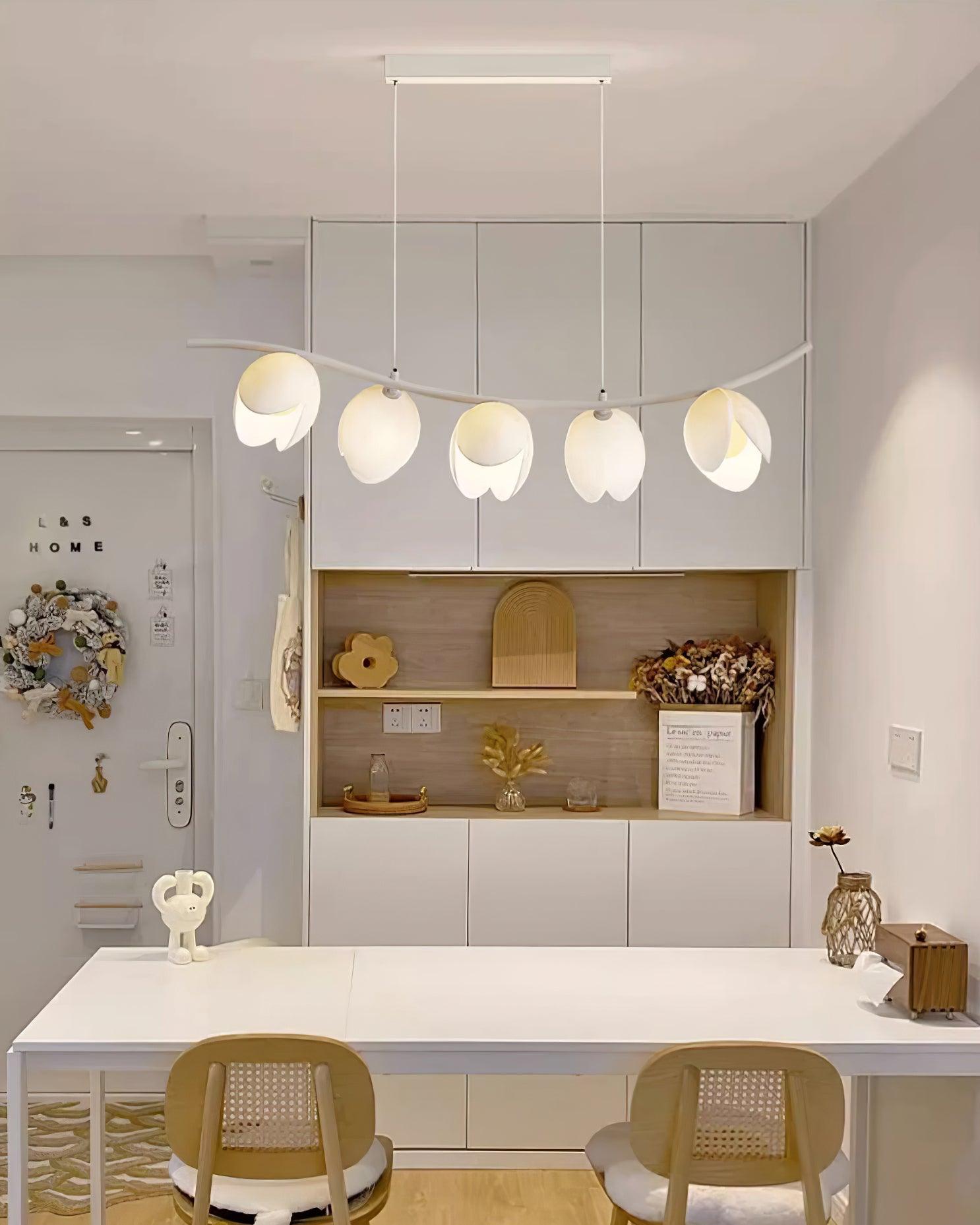 Pistachio Elegance Nordic Art Pendant Lamp-Neutral Decor