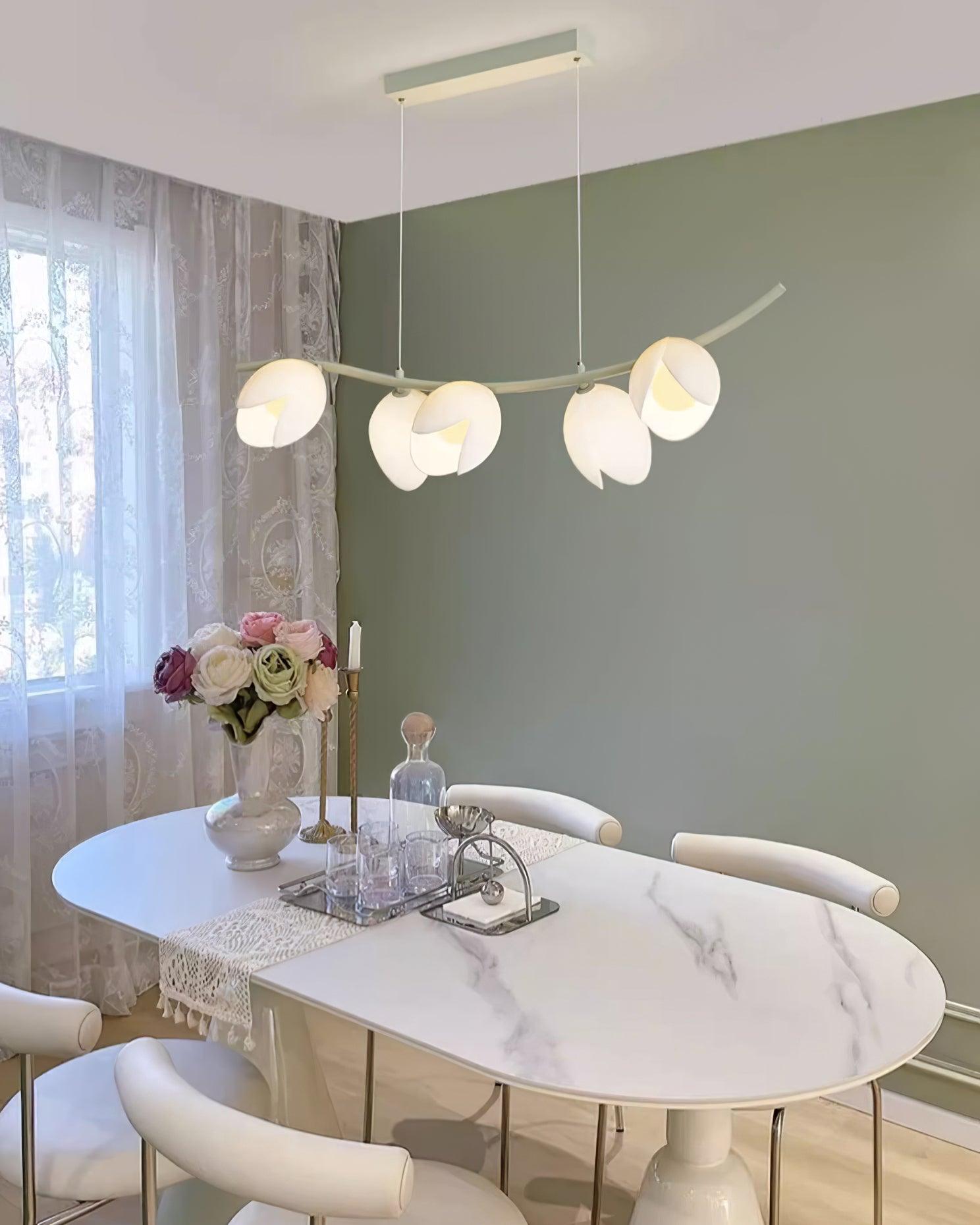 Pistachio Elegance Nordic Art Pendant Lamp-Neutral Decor