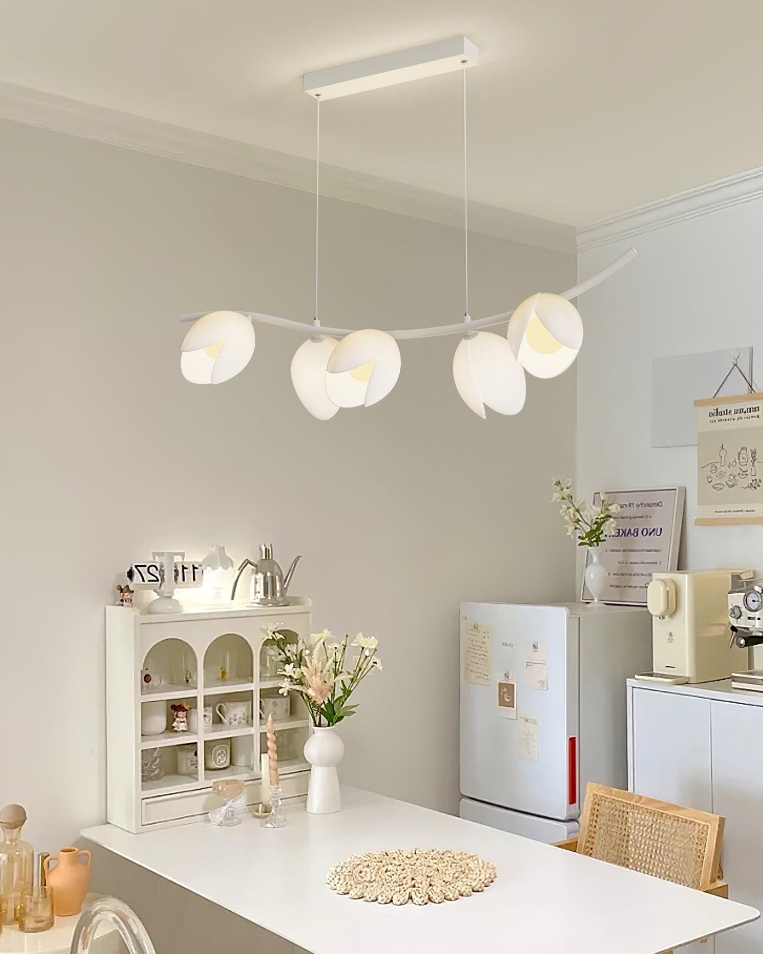 Pistachio Elegance Nordic Art Pendant Lamp-Neutral Decor
