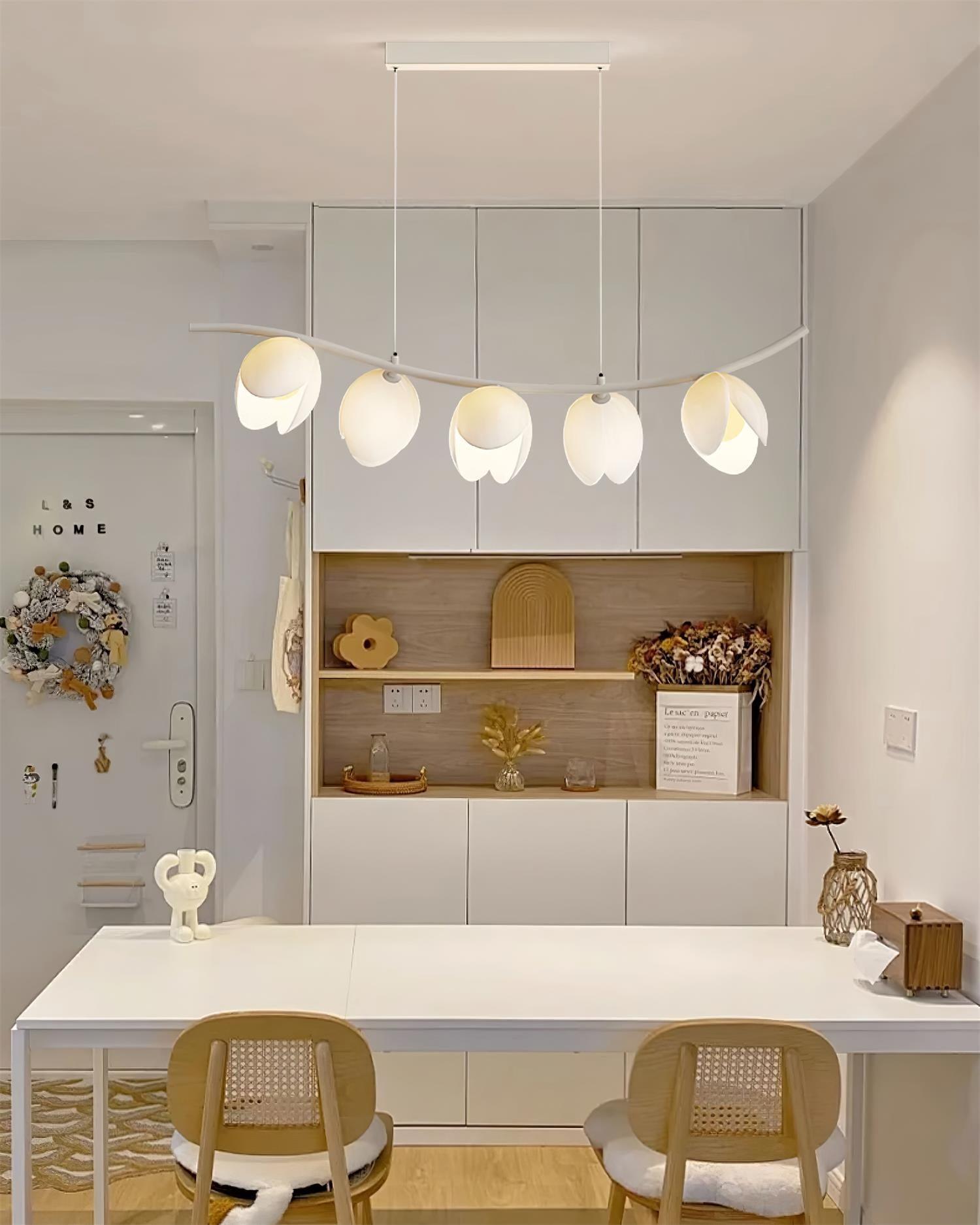 Pistachio Elegance Nordic Art Pendant Lamp-Neutral Decor
