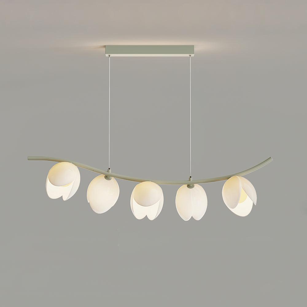 Pistachio Elegance Nordic Art Pendant Lamp-Neutral Decor