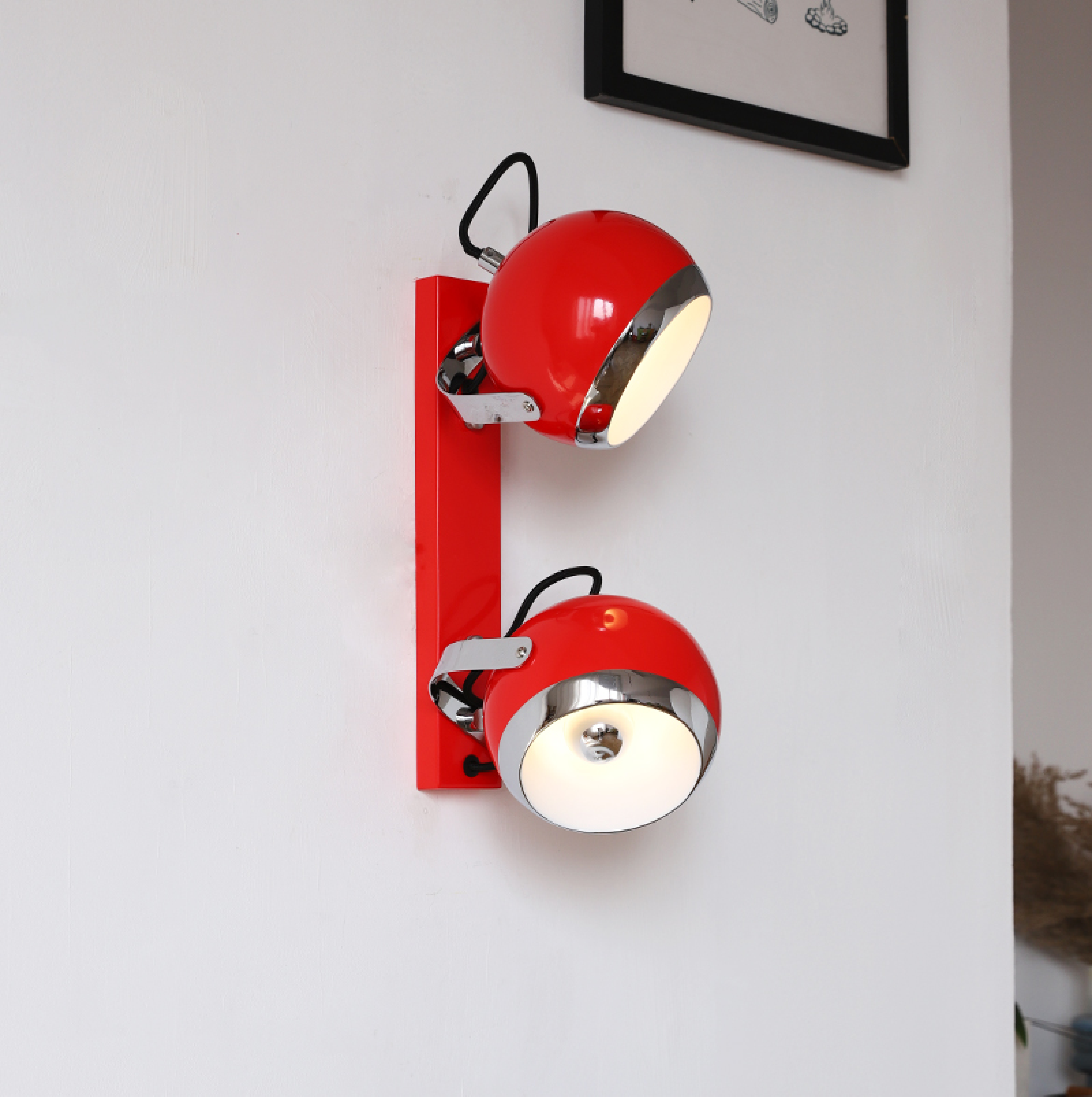 Pivot Ball Wall Light-Neutral Decor