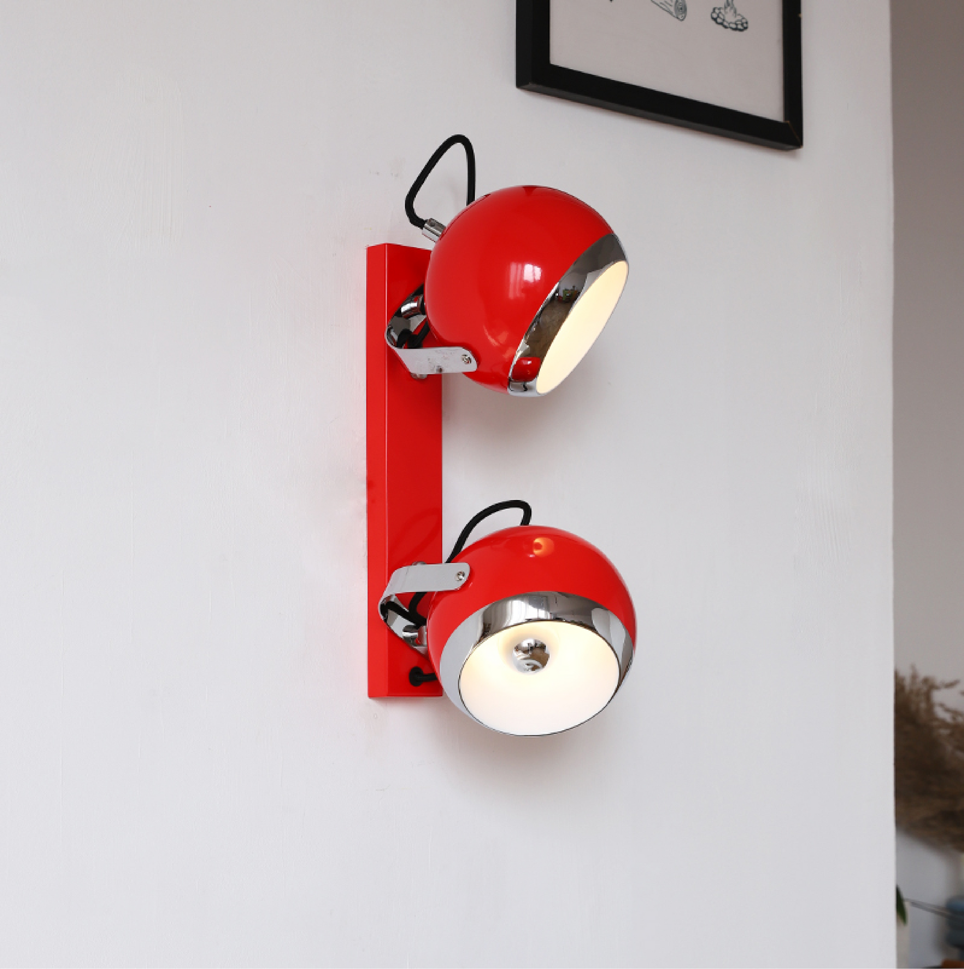 Pivot Ball Wall Light-Neutral Decor